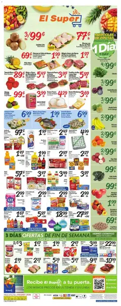 Preview of El Super weekly ads valid from 21.01.2026