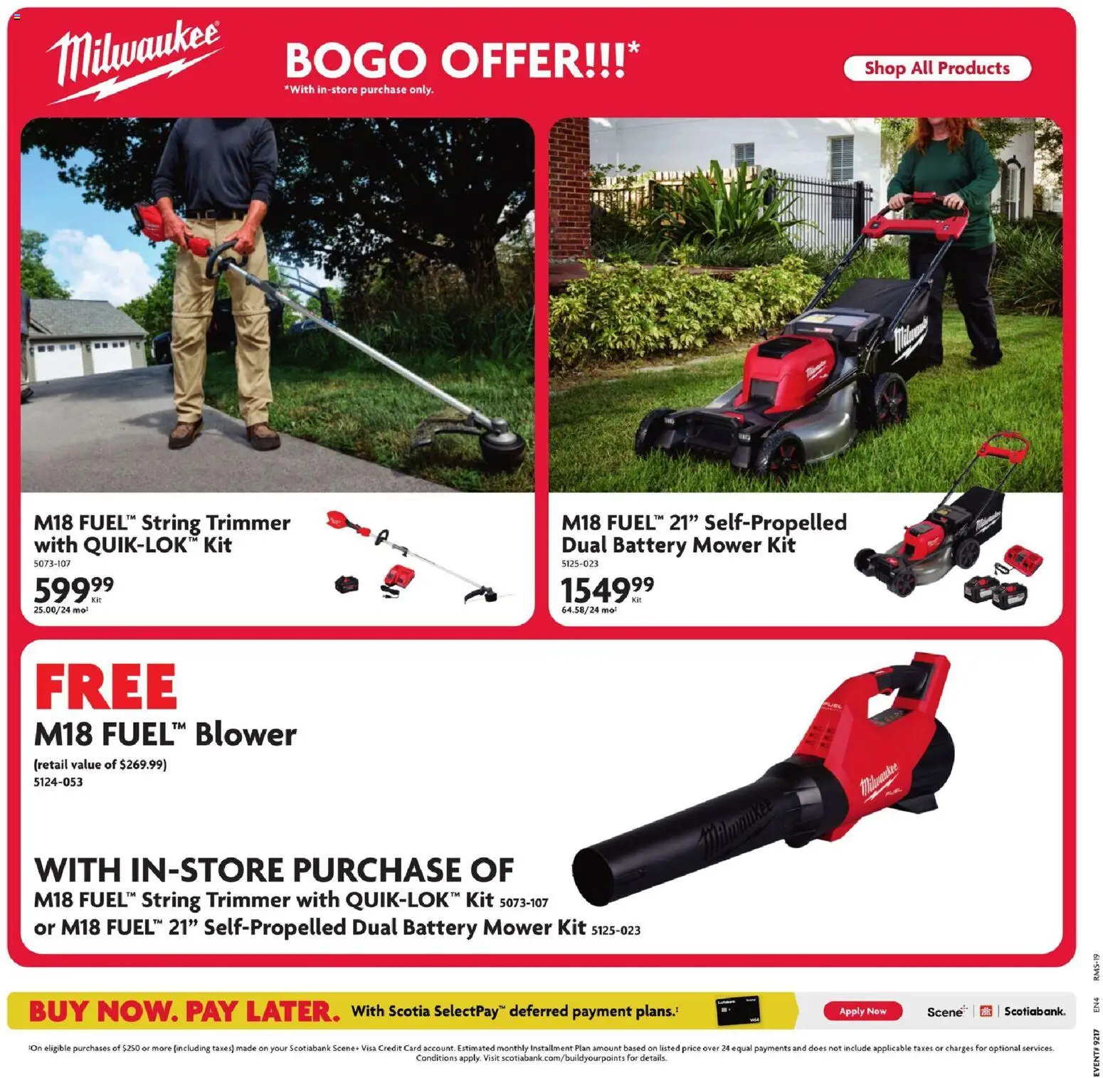Home Hardware flyer valid from 23.04.2026 | Page: 26 | Products: Mower, Battery