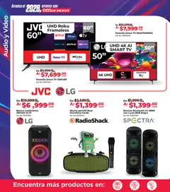 Vista previa de Office Depot catálogo, nuevo folleto de la tienda, válido en México a partir del 01.01.2026 | Página: 11 | Productos: Audio, Micrófono, Bocina, Video