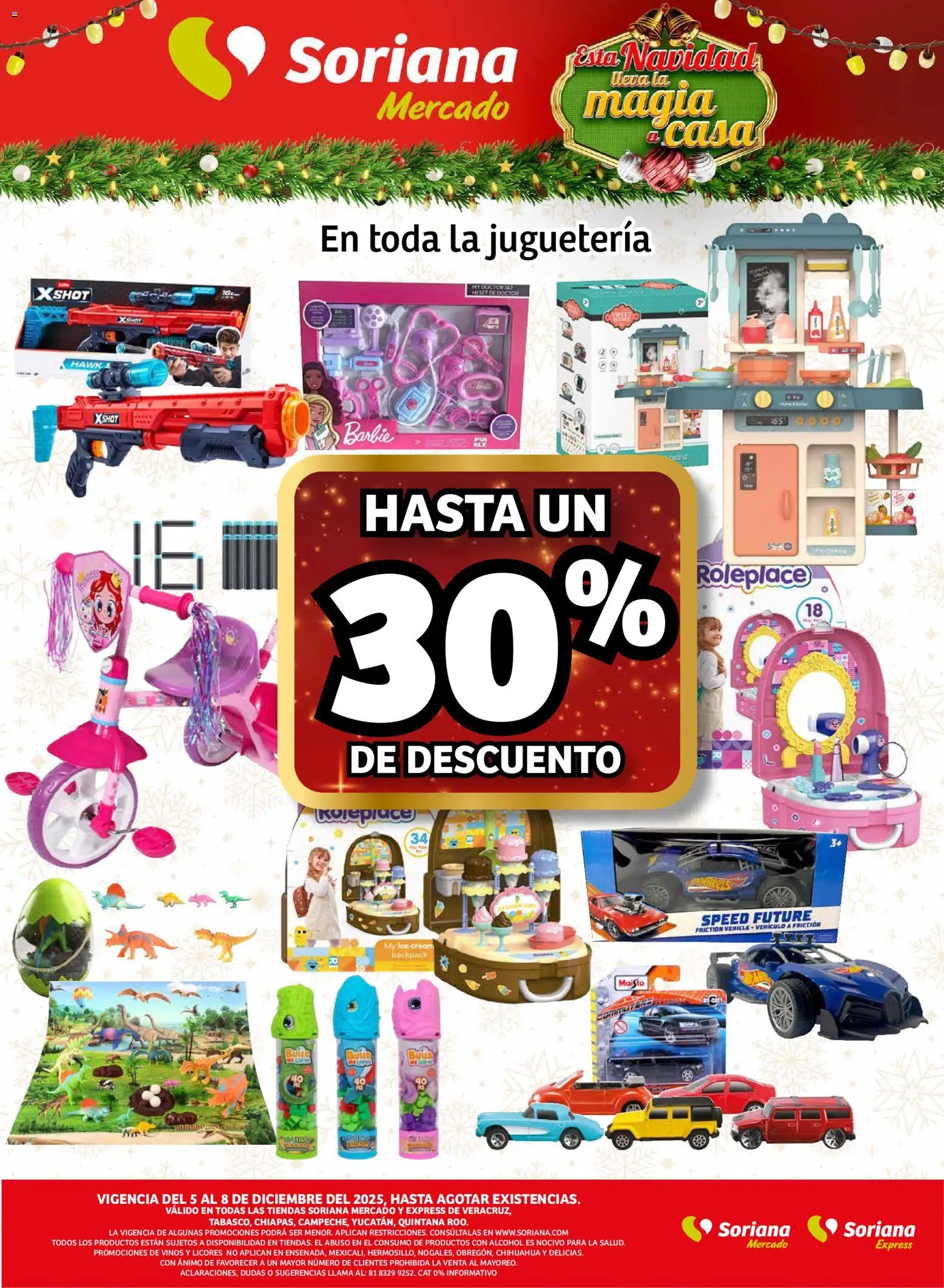 Nuevas ofertas de Soriana válidas en toda la República Mexicana desde el 04.12.2025. ¡Encuentra las mejores ofertas en Soriana - Fin de Semana Mercado: Ver, Tab, Chis, Camp, Yuc y Q. Roo! | Página: 12 | Productos: Shot