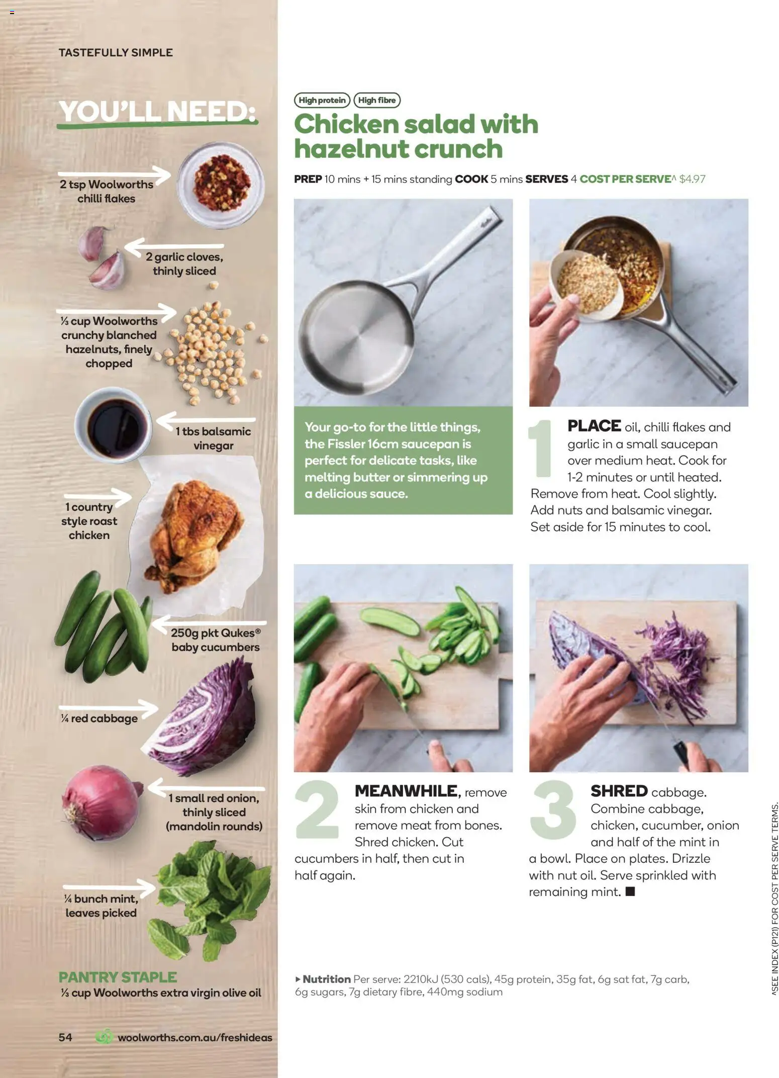 Woolworths catalogue - valid from 01.04.2026 | Page: 54 | Products: Butter, Chicken, Vinegar, Cabbage