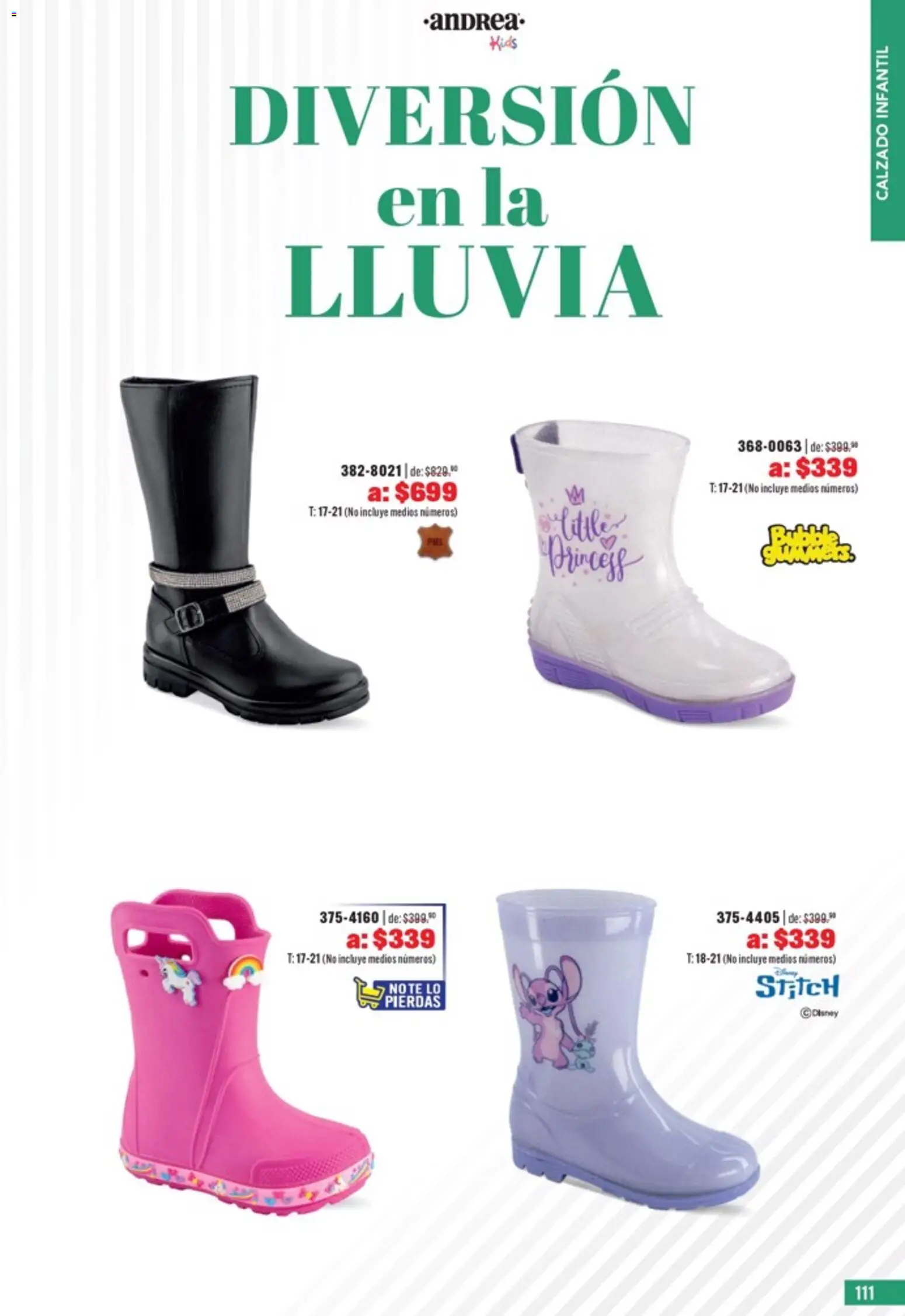 Nuevas ofertas de Andrea válidas en toda la República Mexicana desde el 05.04.2026. ¡Encuentra las mejores ofertas en Andrea catálogo Outlet! | Página: 111