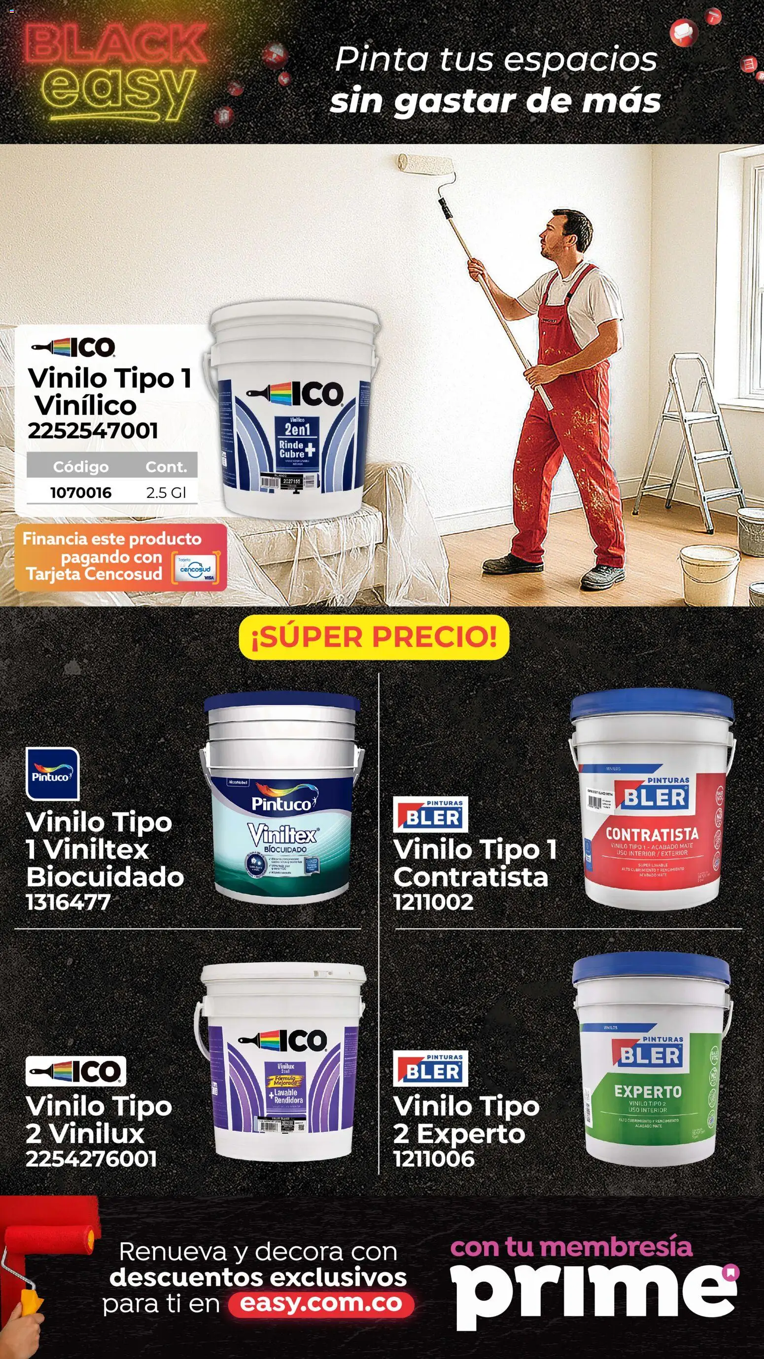 Easy revista - valida desde el 13.11.2025 | Página: 9 | Productos: Vinílico