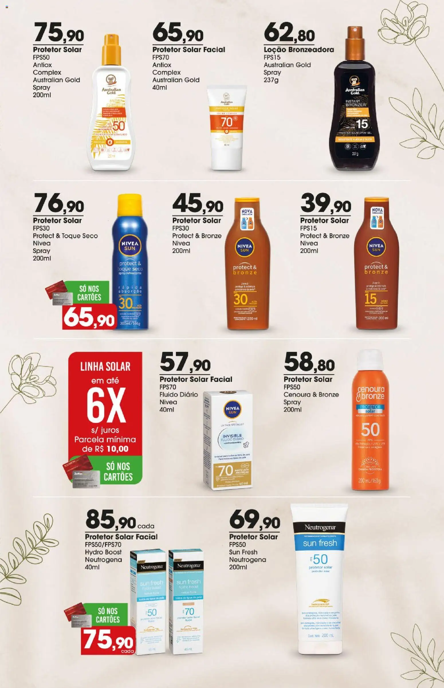 Zaffari Folheto - válido de 18.12.2025 | Página: 9 | Produtos: Protetor solar, Cenoura, Bronzer, Protetor solar facial