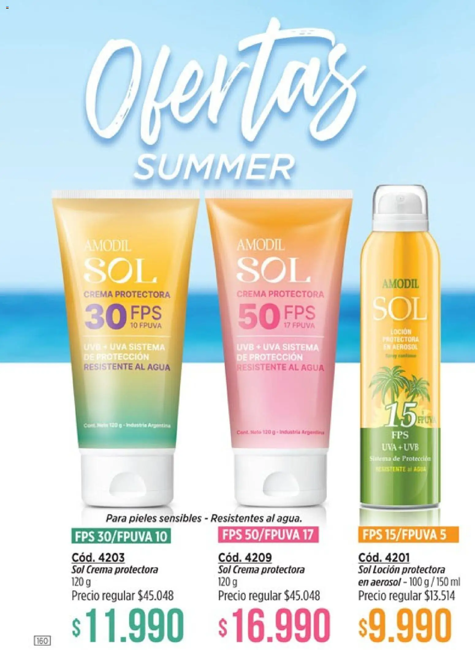 Catálogo Amodil Campaña 1/2026 │ válido desde el 01.01.2026 | Página: 160 | Productos: Loción, Agua, Uva, Crema