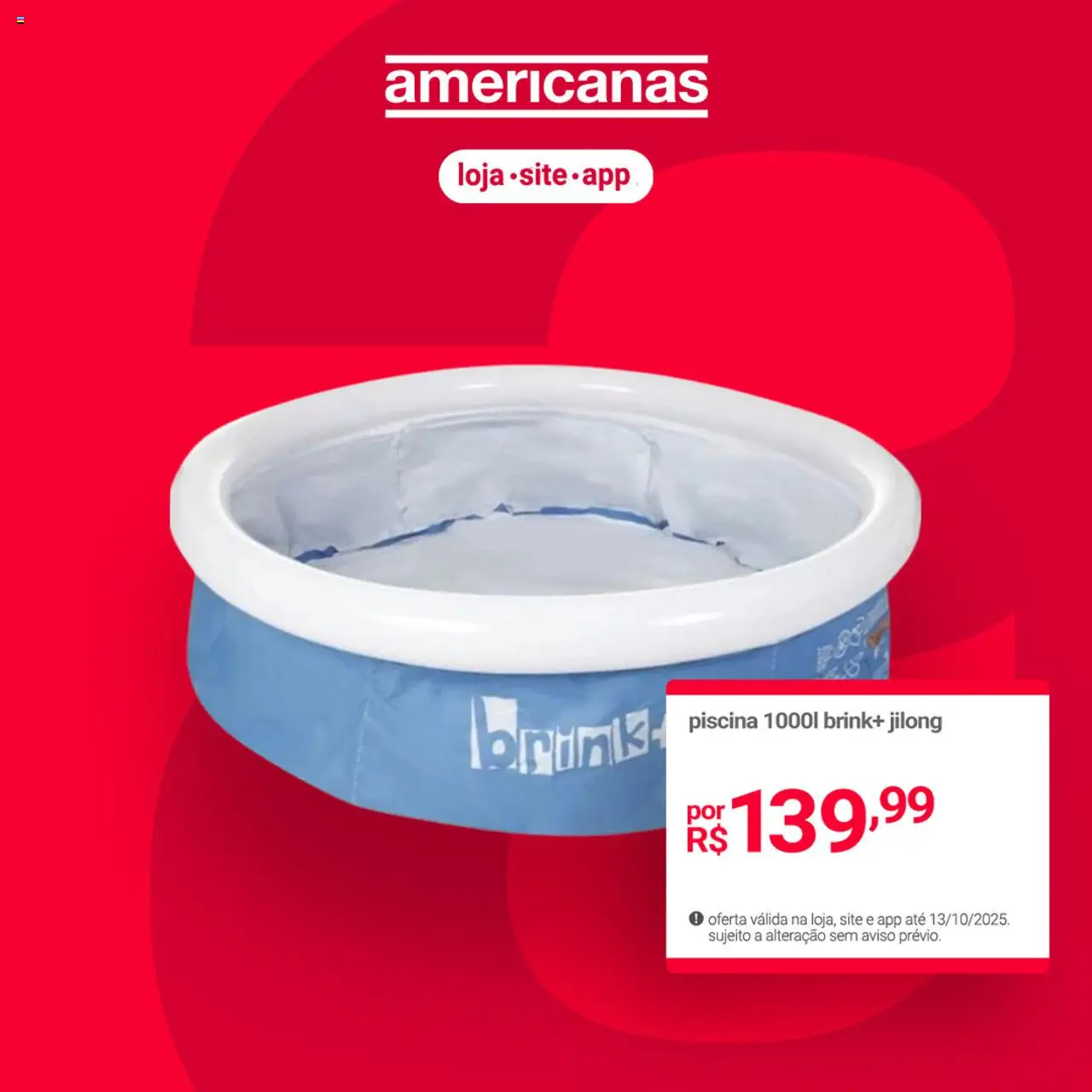 Lojas Americanas Folheto - válido de 01.10.2025 | Página: 2 | Produtos: Piscina