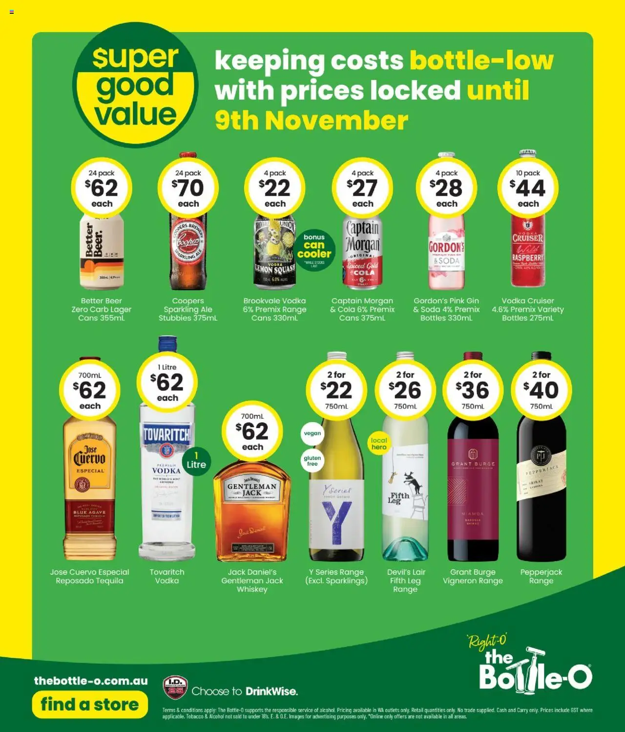 The Bottle-O catalogue - valid from 15.09.2025 | Page: 8 | Products: Vodka, Whiskey, Lemon, Squash