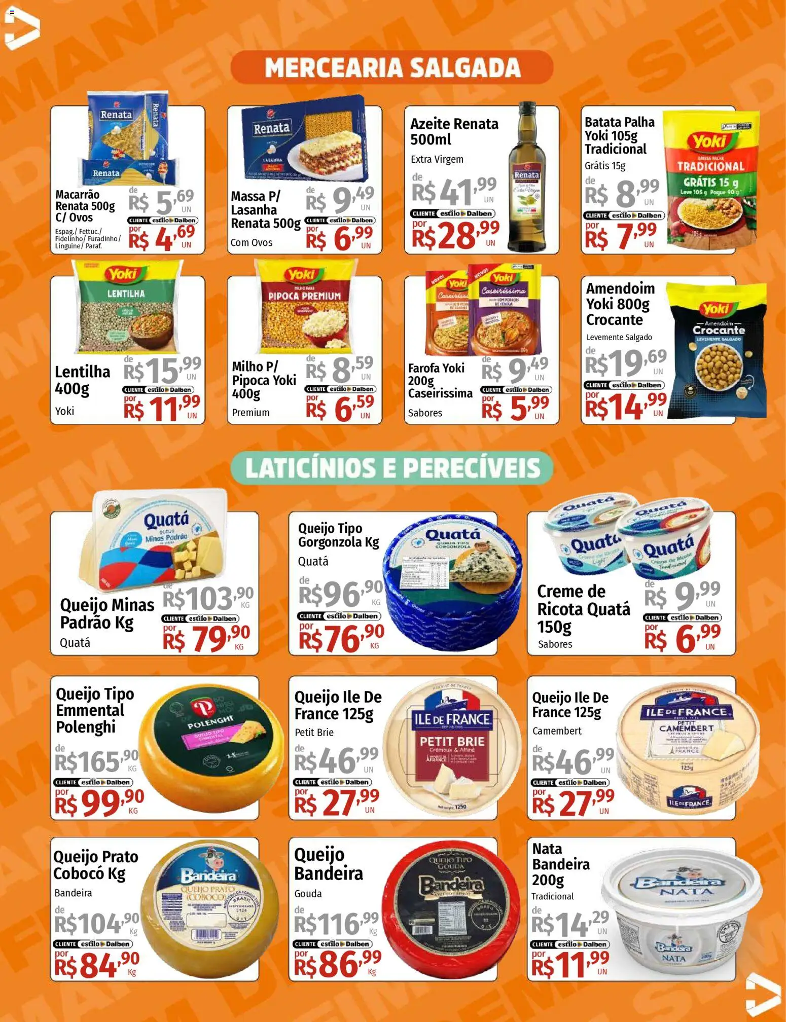 Supermercado Dalben Folheto - válido de 21.11.2025 | Página: 8 | Produtos: Amendoim, Creme, Lasanha, Batata