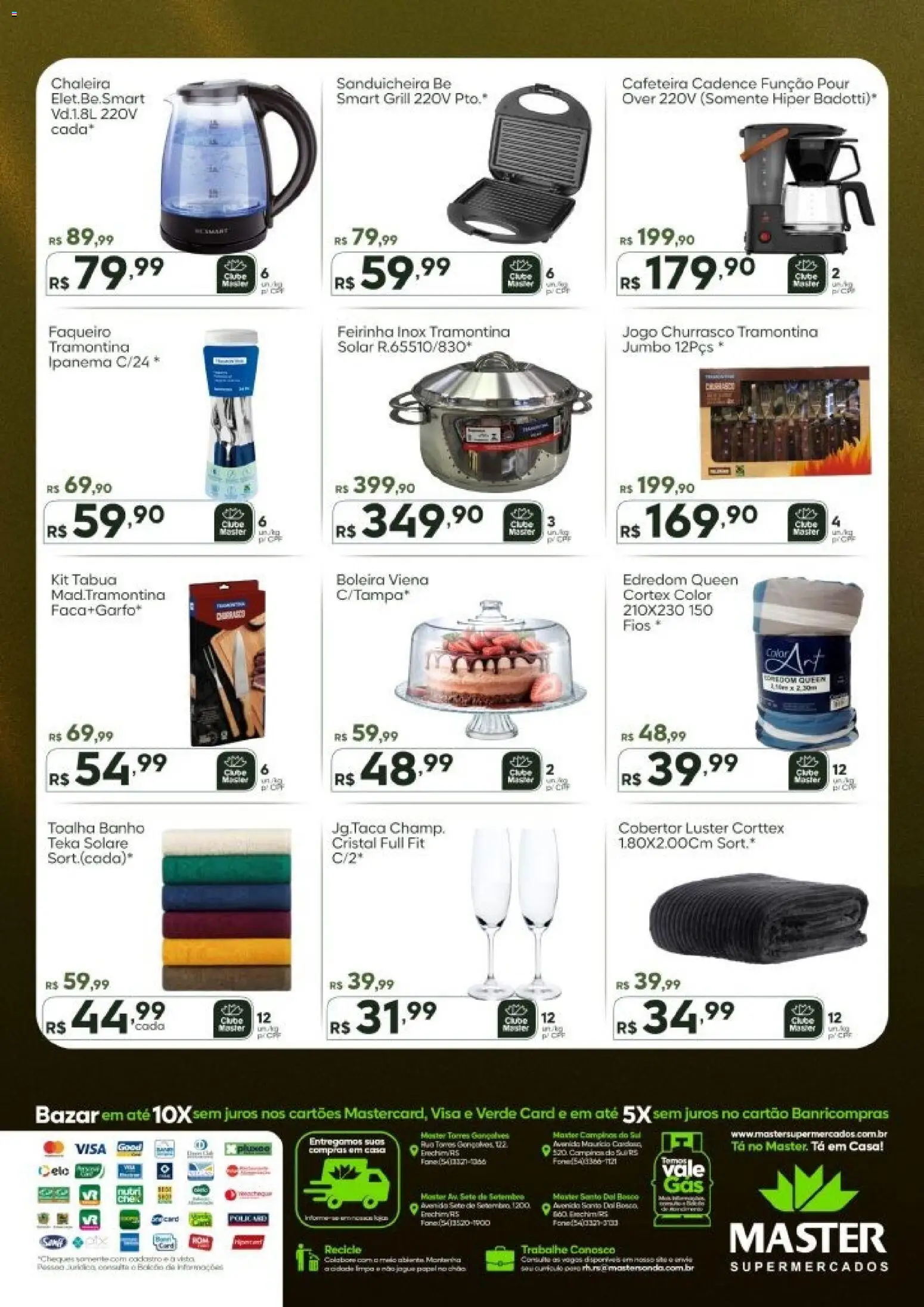 Master Folheto - válido de 02.03.2026 | Página: 12 | Produtos: Sanduicheira, Edredom, Cobertor, Cafeteira