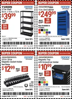 Preview of Harbor Freight weekly ads valid from 14.04.2026 | Page: 18 | Products: Shelf, Socket, Screwdriver