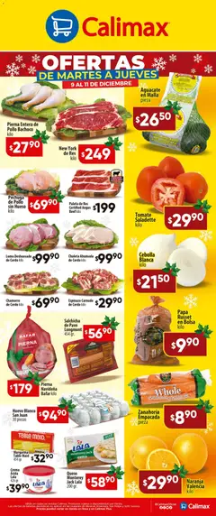 Vista previa de Calimax folleto, nuevo folleto de la tienda, válido en México a partir del 09.12.2025