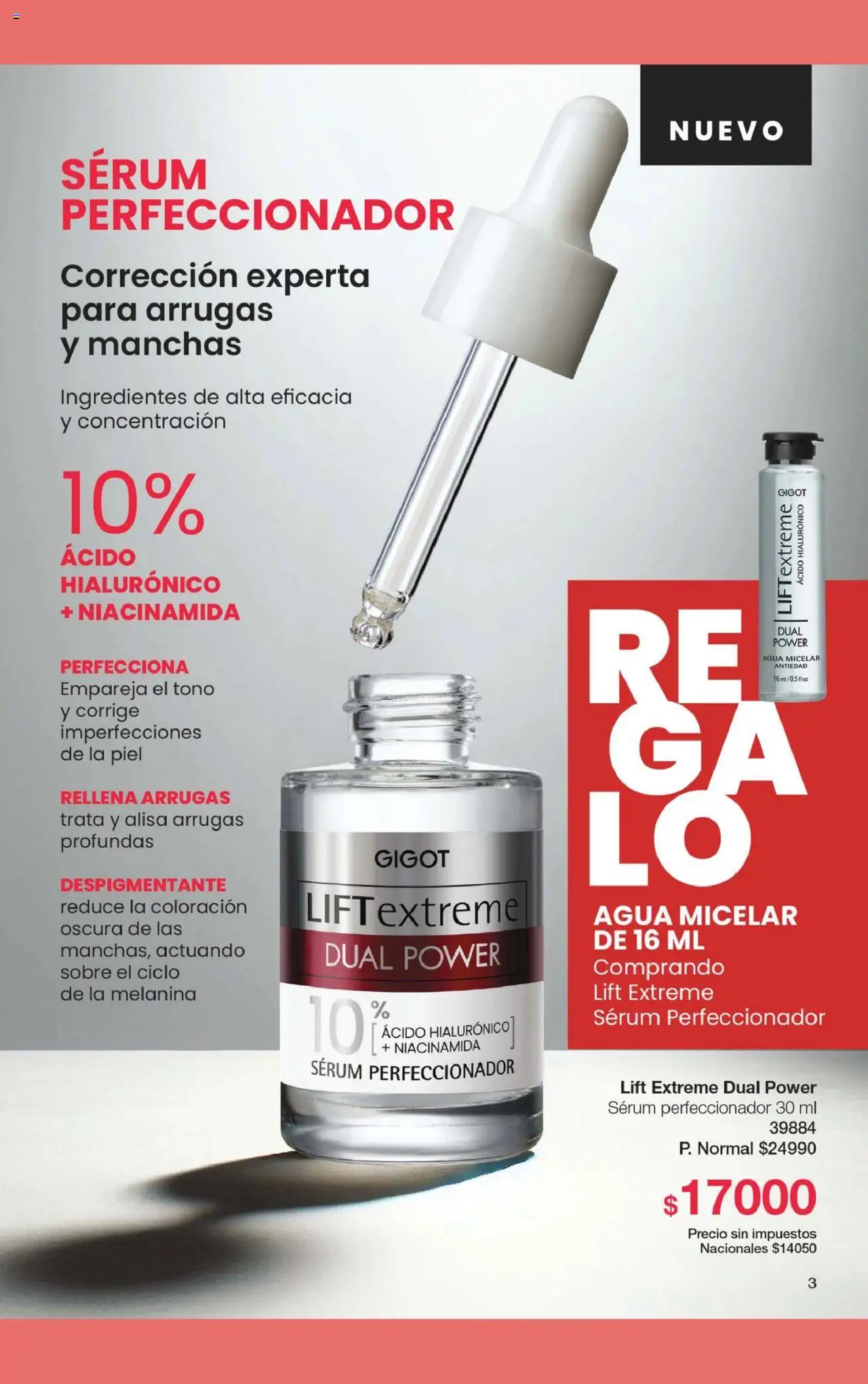 Gigot catálogo │ válido desde el 12.08.2025 | Página: 9 | Productos: Sobre, Serum, Perfeccionador, Agua