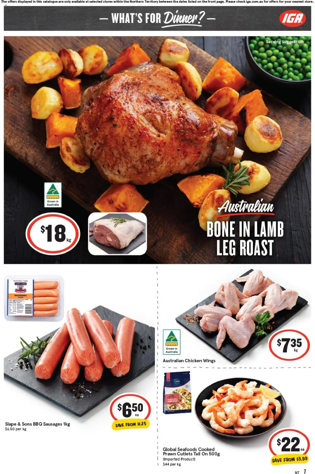 IGA catalogue - valid from 22.10.2025 | Page: 7 | Products: Chicken, Lamb