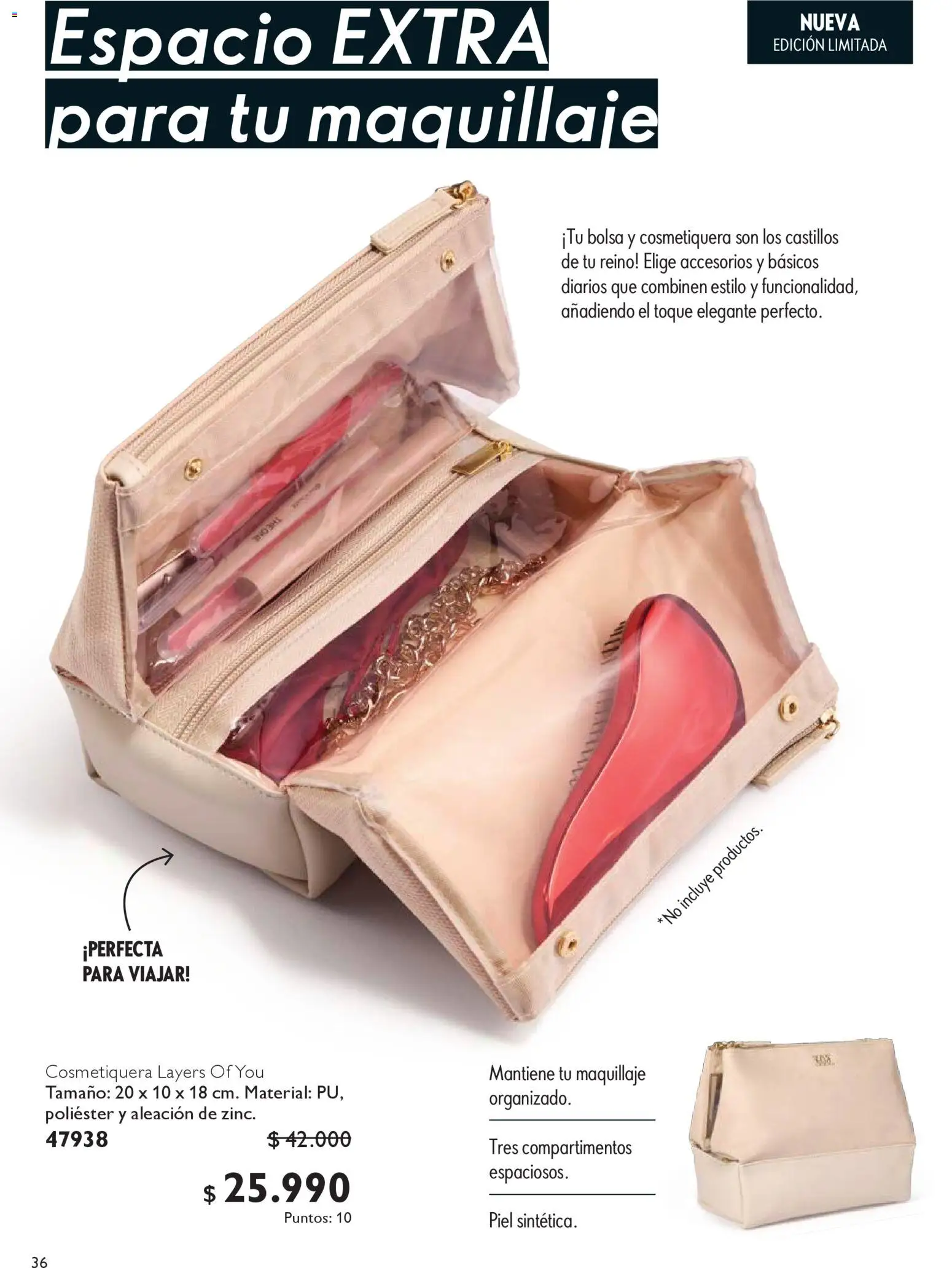 Oriflame catálogo │ válido desde el 25.10.2025 | Página: 36 | Productos: Bolsa, Maquillaje