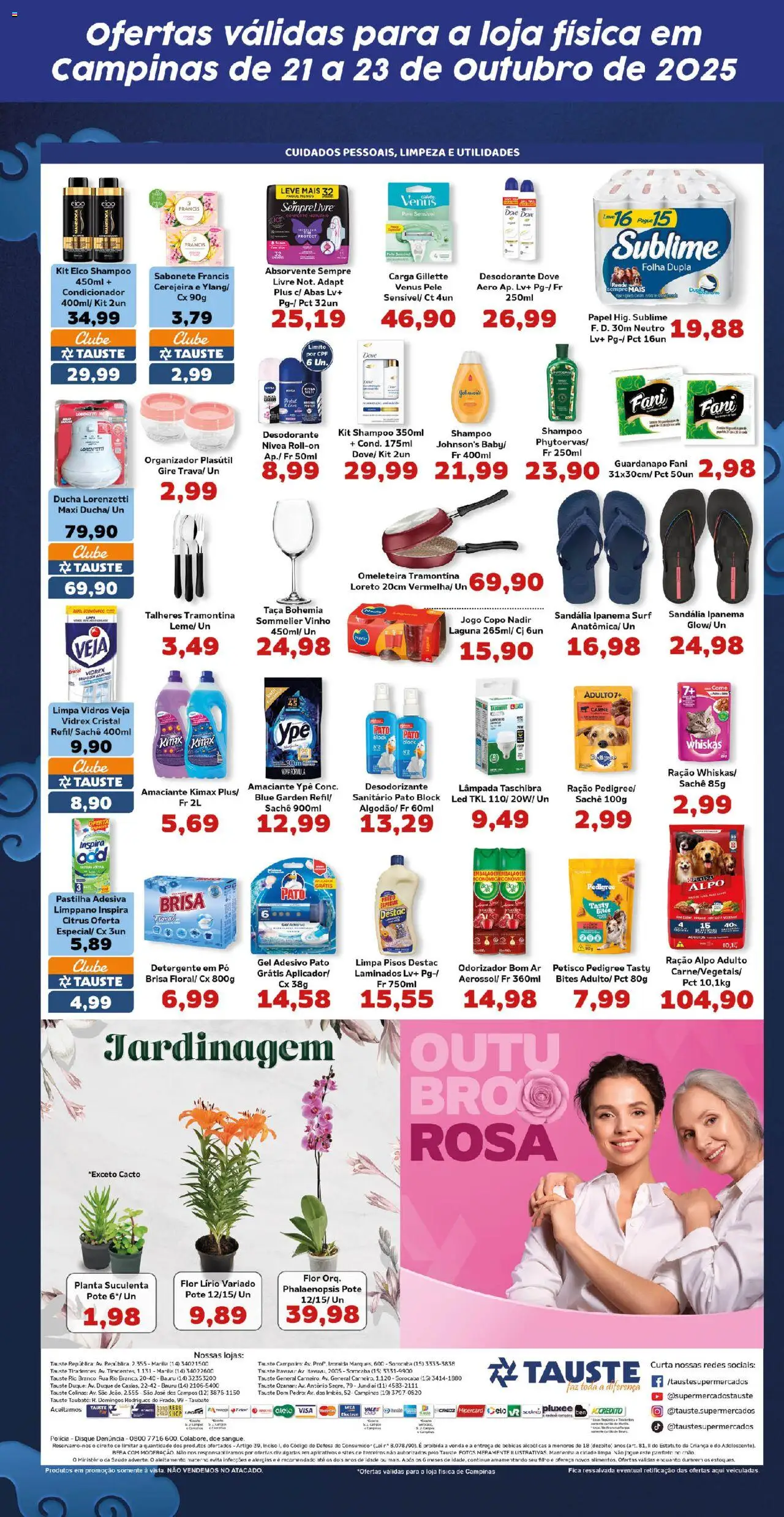 Tauste Folheto - válido de 21.10.2025 | Página: 5 | Produtos: Condicionador, Talheres, Carne, Dove