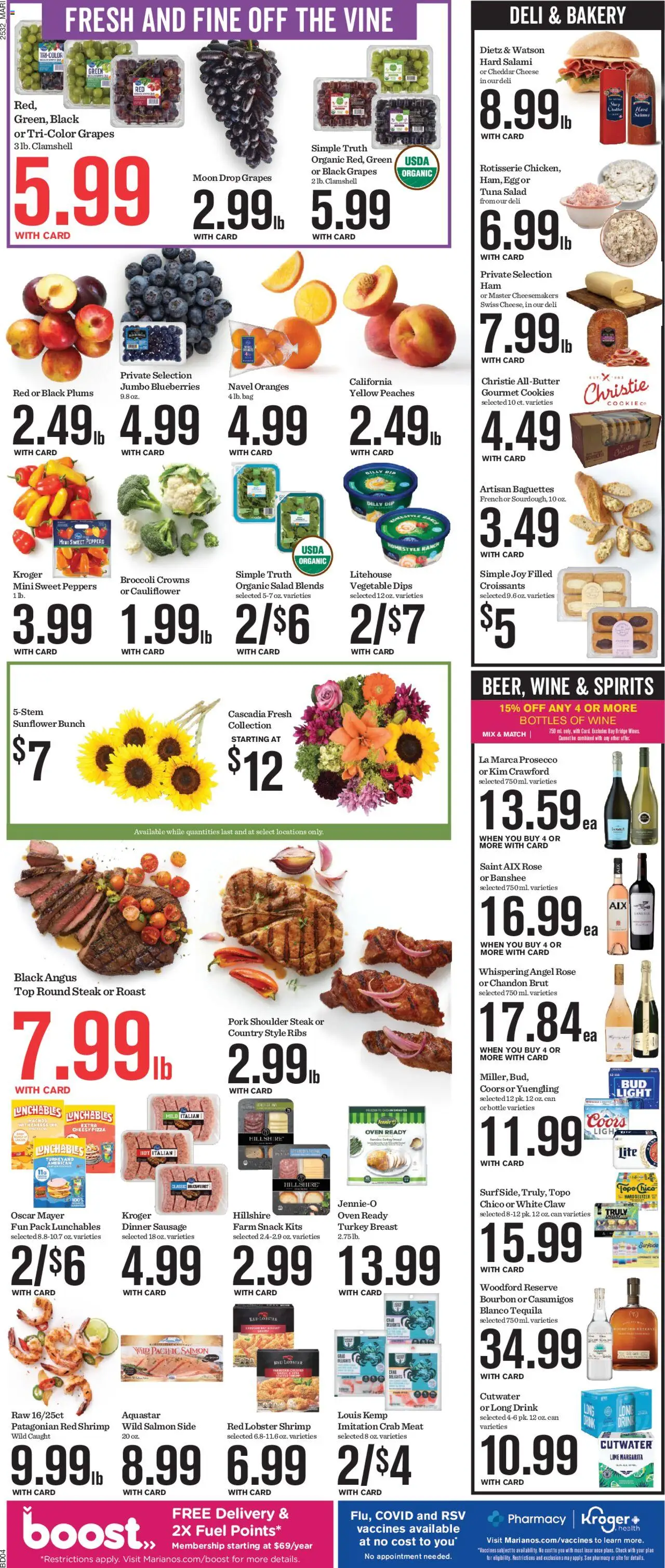 Mariano's Weekly Ad - valid from 10.09.2025 | Page: 6 | Products: Cheese, Croissants, Freezer, Oven