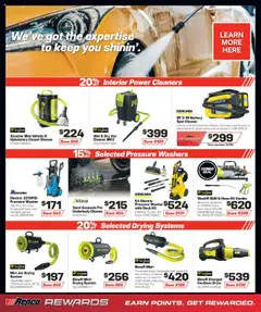 Preview of Repco Catalogue - valid from 15.10.2025 | Page: 4 | Products: Battery, Carpet, Cleaner, Washer