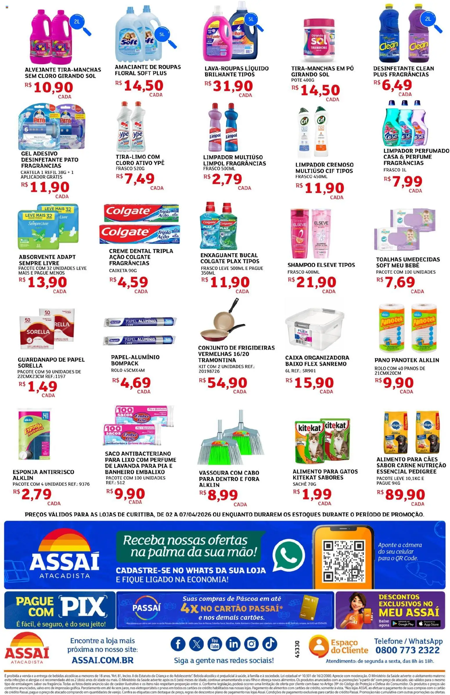 Assaí Atacadista Folheto - válido de 02.04.2026 | Página: 4 | Produtos: Celular, Base, Pia, Câmera