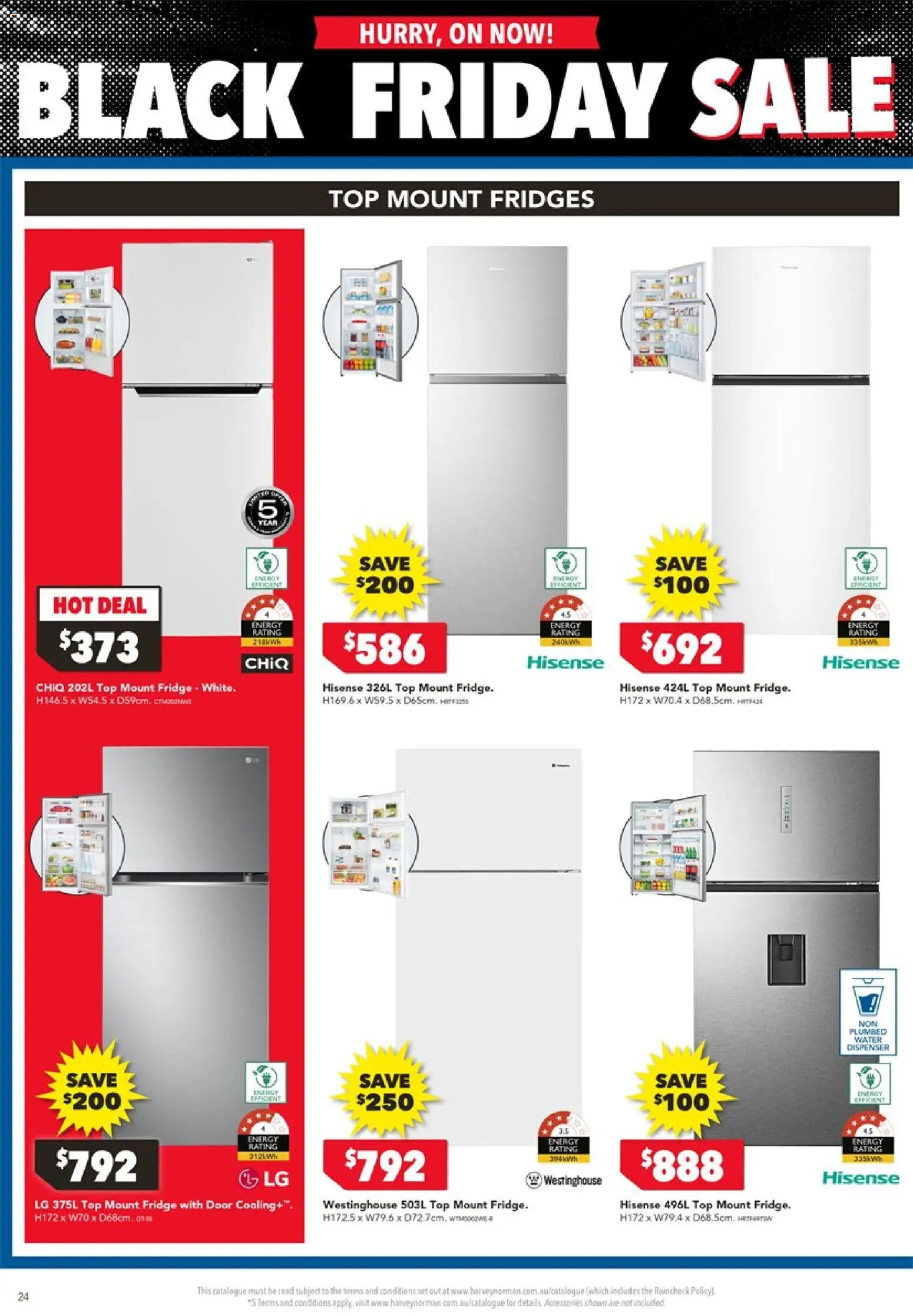 Harvey Norman catalogue - valid from 20.11.2025 | Page: 24 | Products: Door, Water, Accessories, Fridge