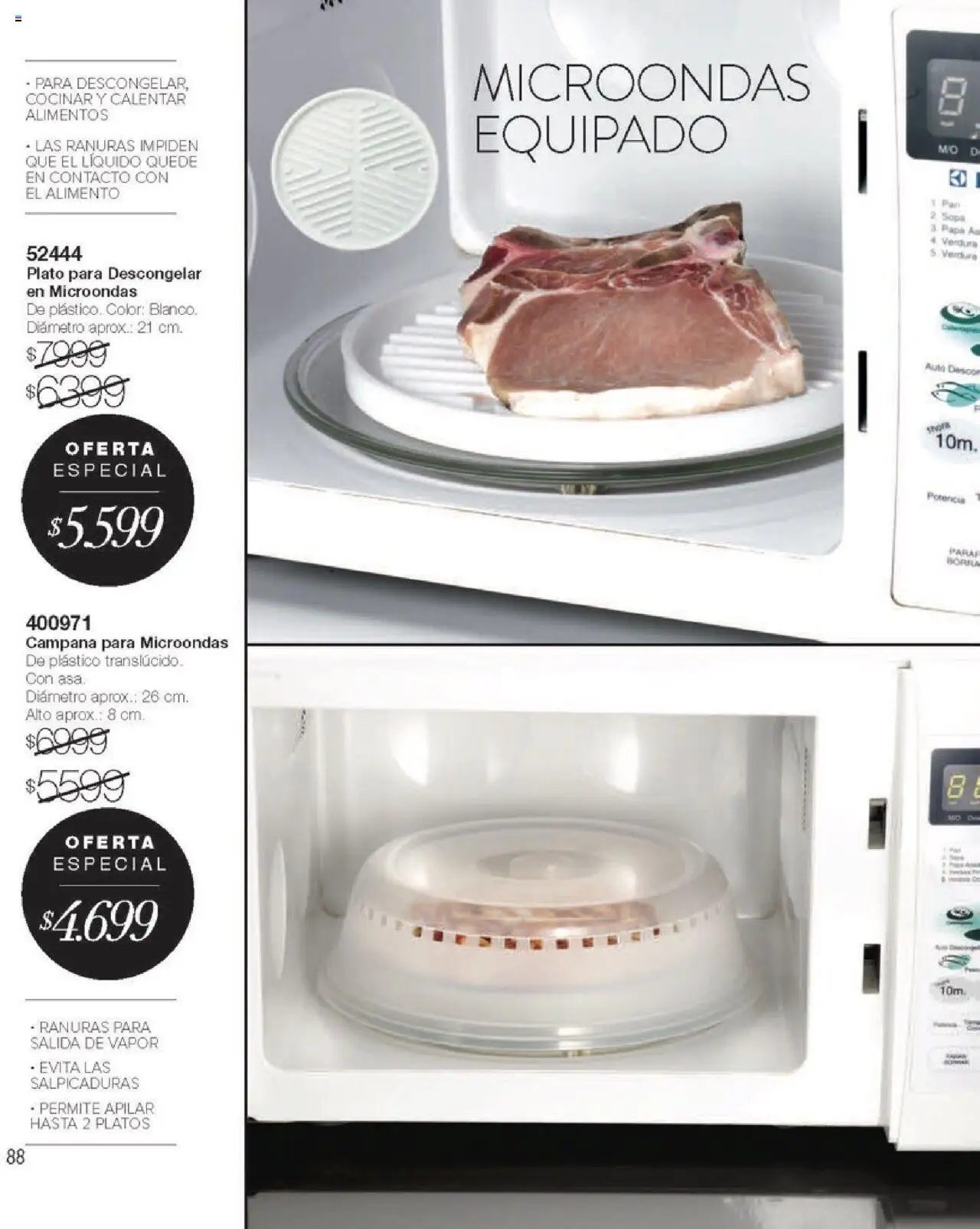 Violetta catálogo │ válido desde el 09.10.2025 | Página: 88 | Productos: Campana, Papa, Microondas, Pan