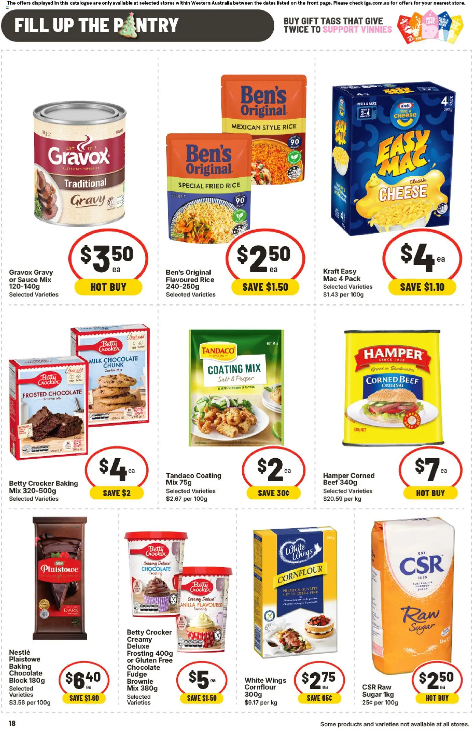 IGA catalogue - valid from 12.11.2025 | Page: 21 | Products: Frosting, Pasta, Sauce, Sugar
