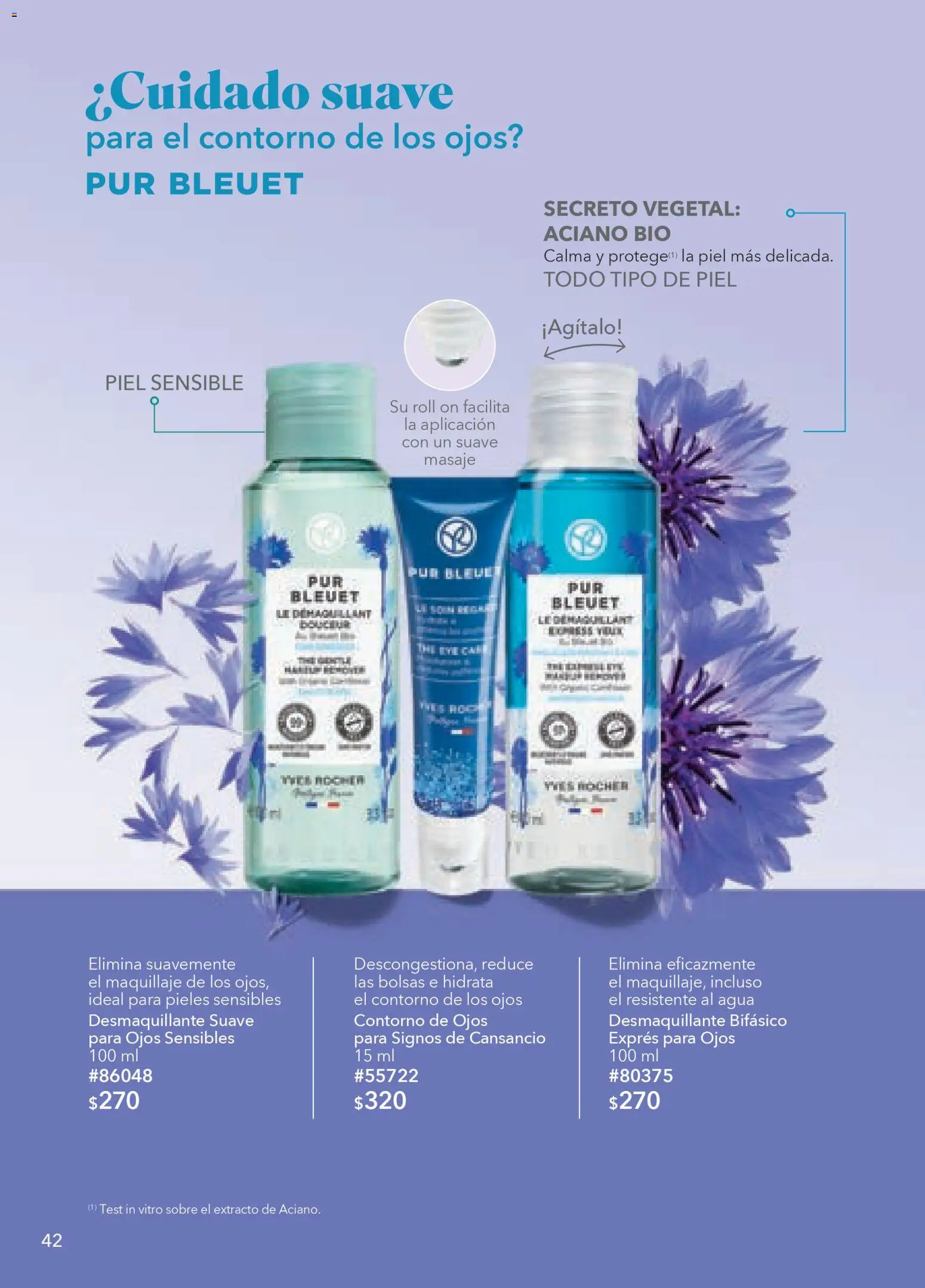 Nuevas ofertas de Yves Rocher válidas en toda la República Mexicana desde el 30.12.2025. ¡Encuentra las mejores ofertas en Yves Rocher campaña 1 2026! | Página: 42 | Productos: Contorno de ojos, Contorno, Desmaquillante, Maquillaje