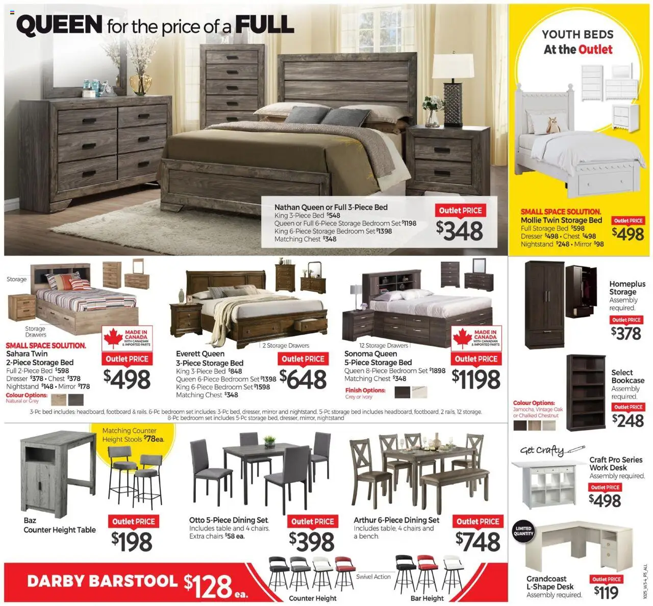 Tepperman's flyer valid from 16.10.2025 | Page: 11 | Products: Bed, Table, Mirror