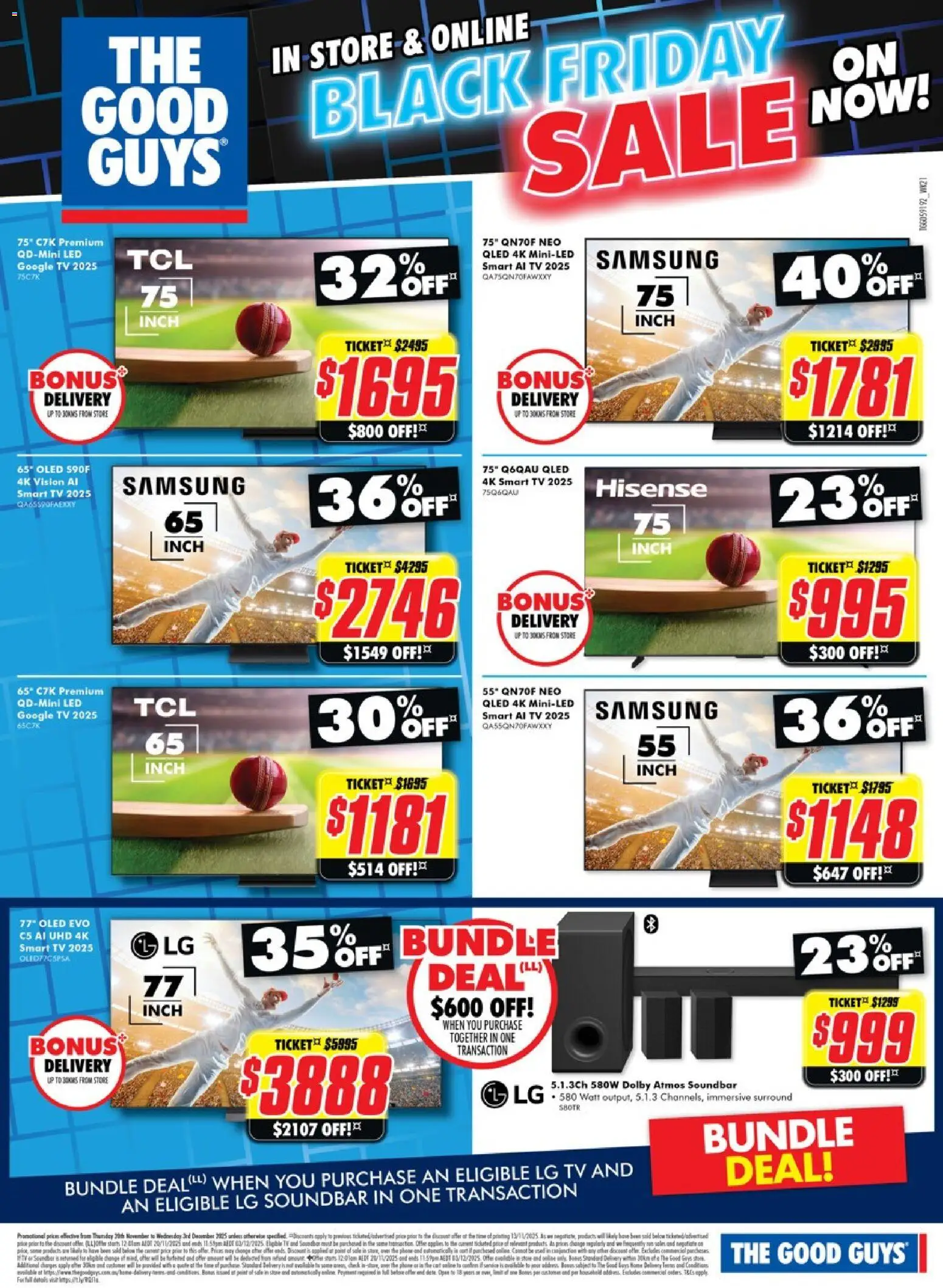 The Good Guys catalogue - valid from 19.11.2025 | Page: 3 | Products: Tv, Smart tv