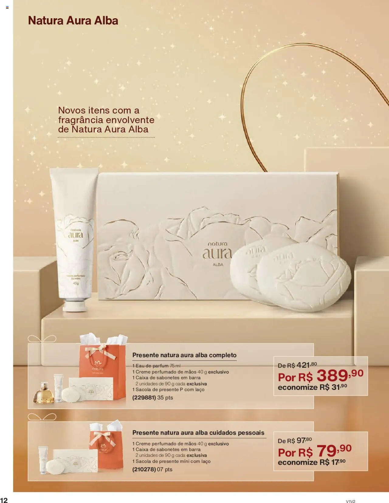 Natura Folheto - válido de 01.10.2025 | Página: 12 | Produtos: Fragrância, Caixa, Creme