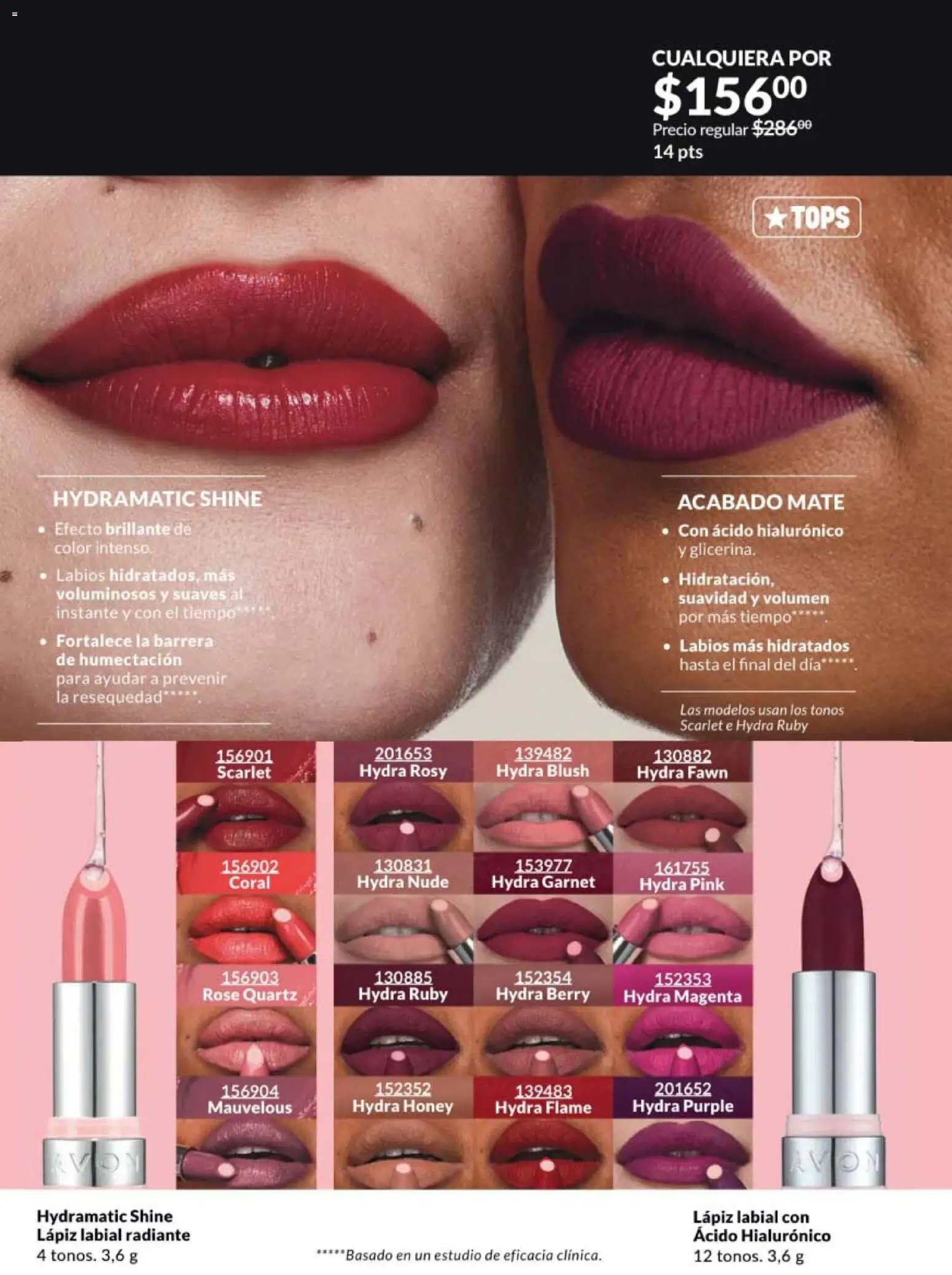 Nuevas ofertas de AVON válidas en toda la República Mexicana desde el 13.03.2026. ¡Encuentra las mejores ofertas en AVON campaña 5 2026! | Página: 43 | Productos: Radiante, Mate, Lápiz labial