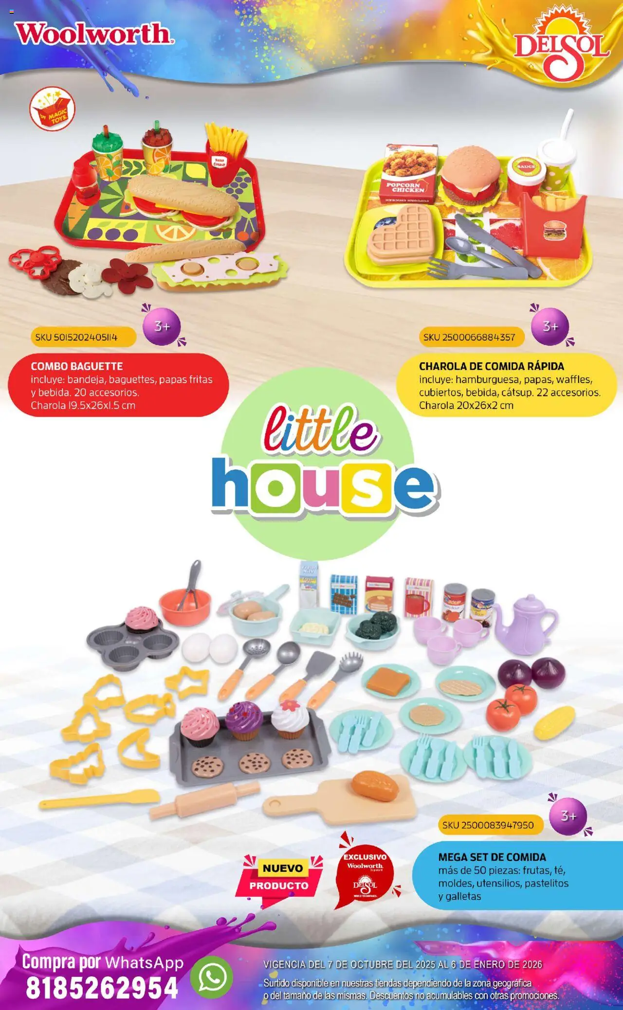 Nuevas ofertas de Del Sol y Woolworth válidas en toda la República Mexicana desde el 07.10.2025. ¡Encuentra las mejores ofertas en Del Sol y Woolworth - Catálogo Castillo Del Juguete! | Página: 93 | Productos: Papas fritas, Galletas