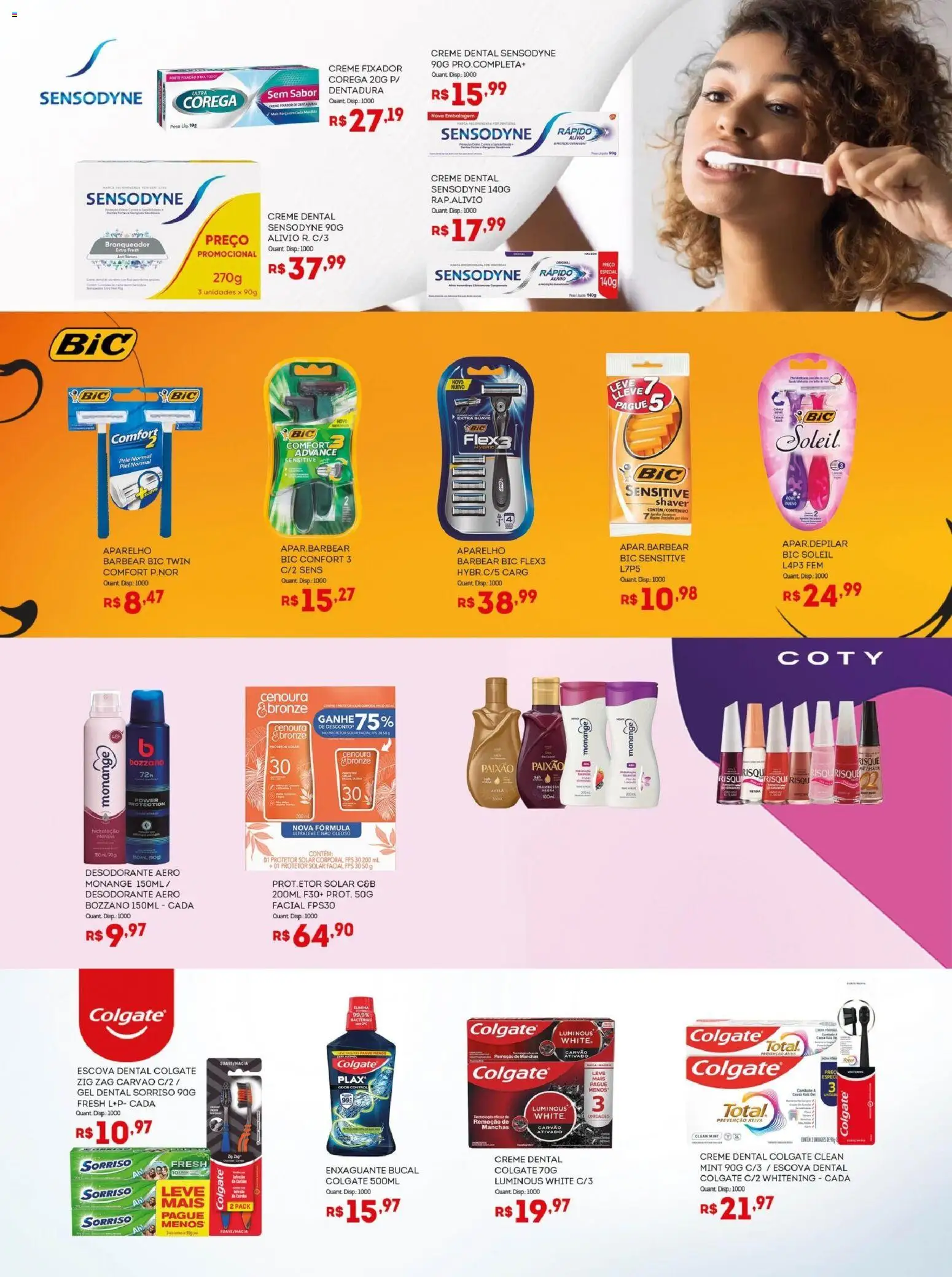 Bistek Supermercados Folheto - válido de 12.11.2025 | Página: 16 | Produtos: Escova, Desodorante, Creme, Protetor solar facial
