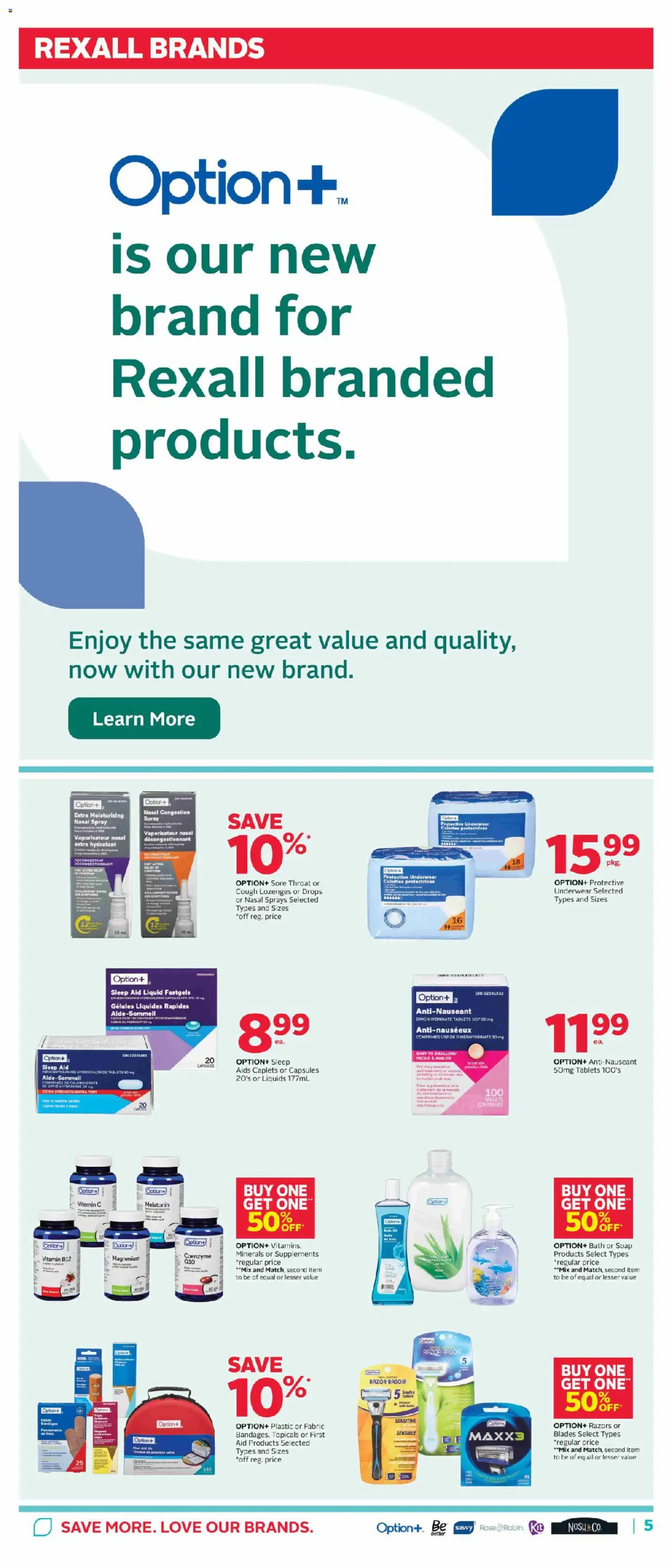 Rexall flyer valid from 24.04.2026 | Page: 12 | Products: Soap, Bath, Underwear
