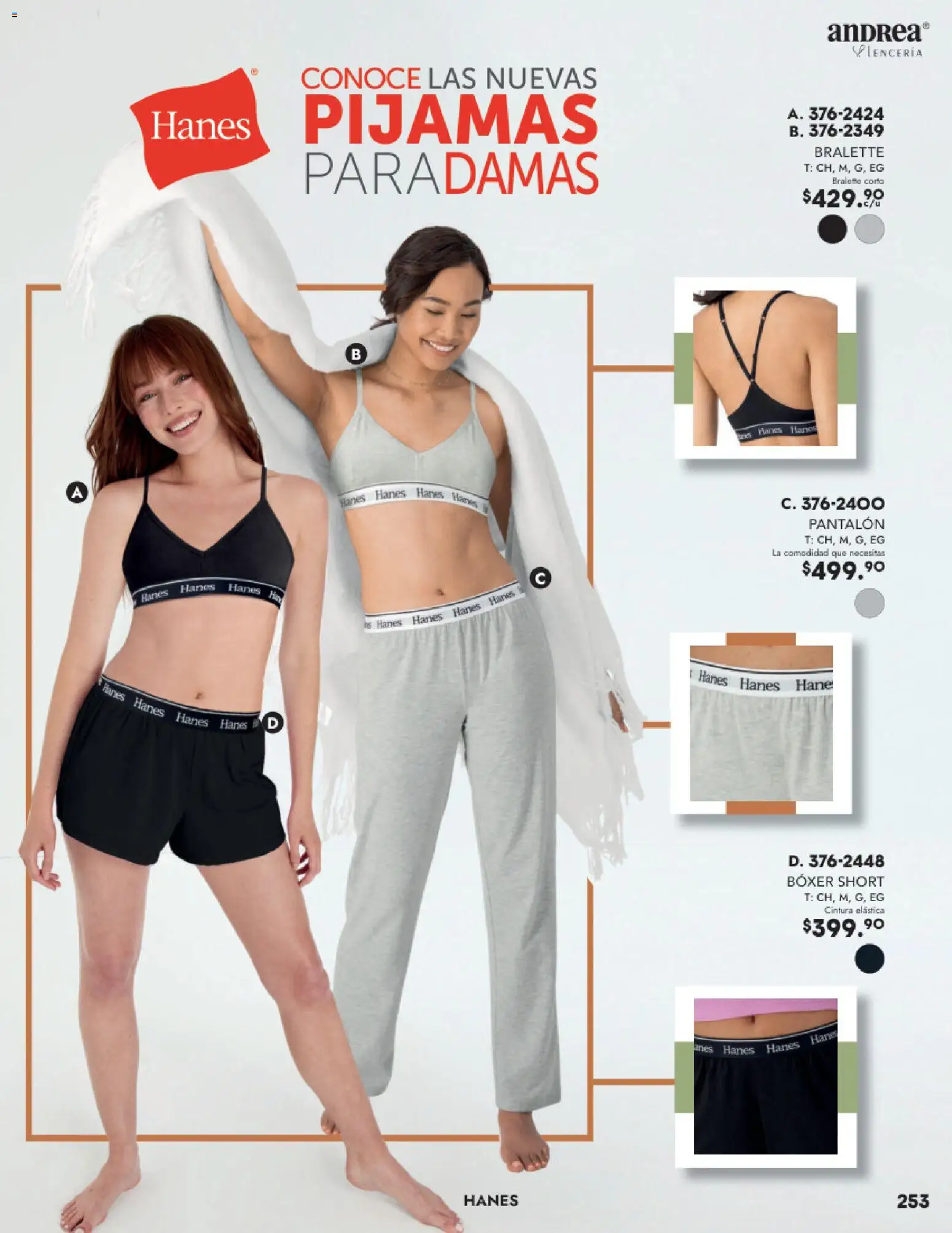 Nuevas ofertas de Andrea válidas en toda la República Mexicana desde el 26.11.2025. ¡Encuentra las mejores ofertas en Andrea catálogo Lancería, Vestir Interior otoño 2025! | Página: 89 | Productos: Short