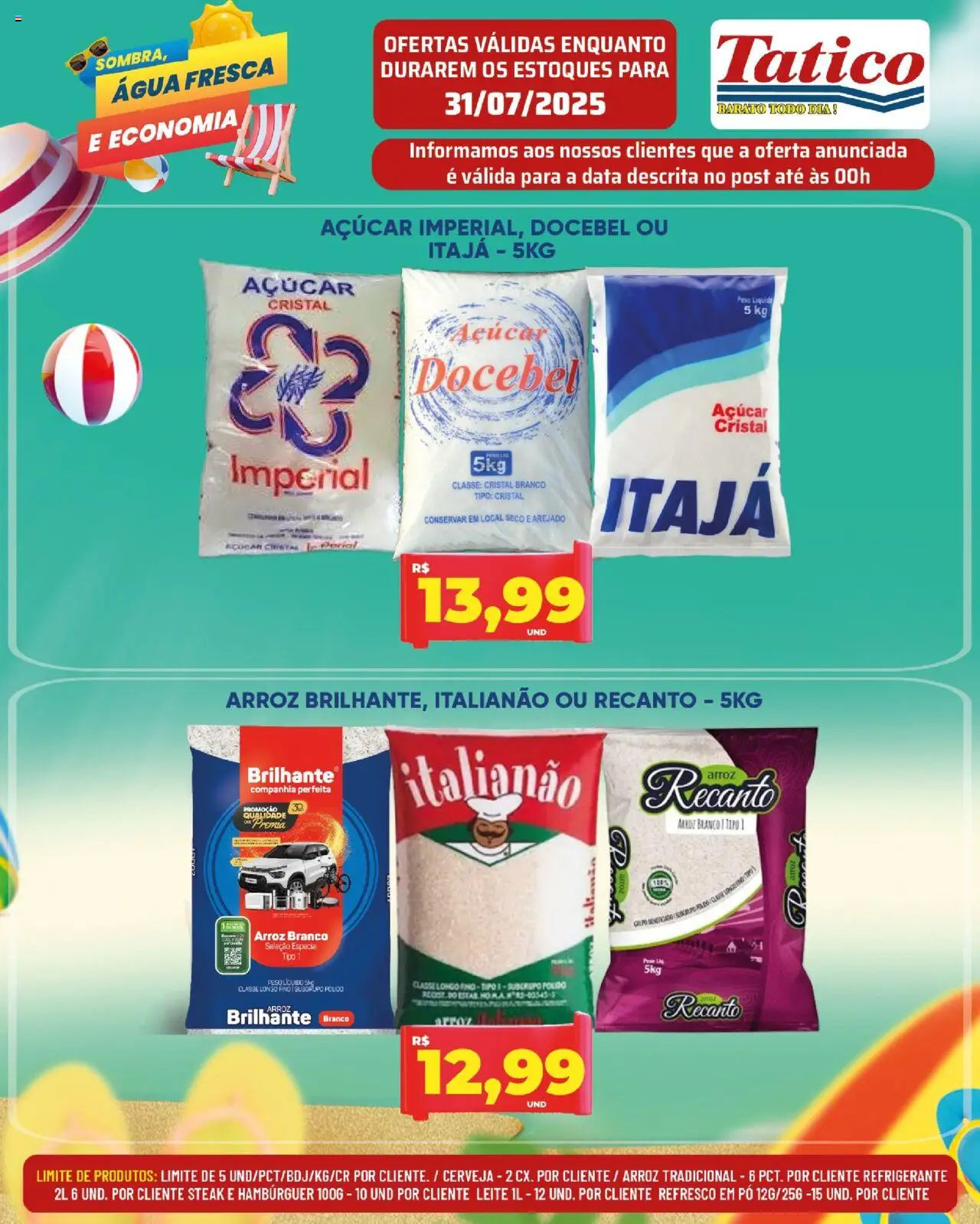Tatico Folheto - válido de 01.08.2025 | Página: 25 | Produtos: Pó, Arroz, Hambúrguer, Açúcar