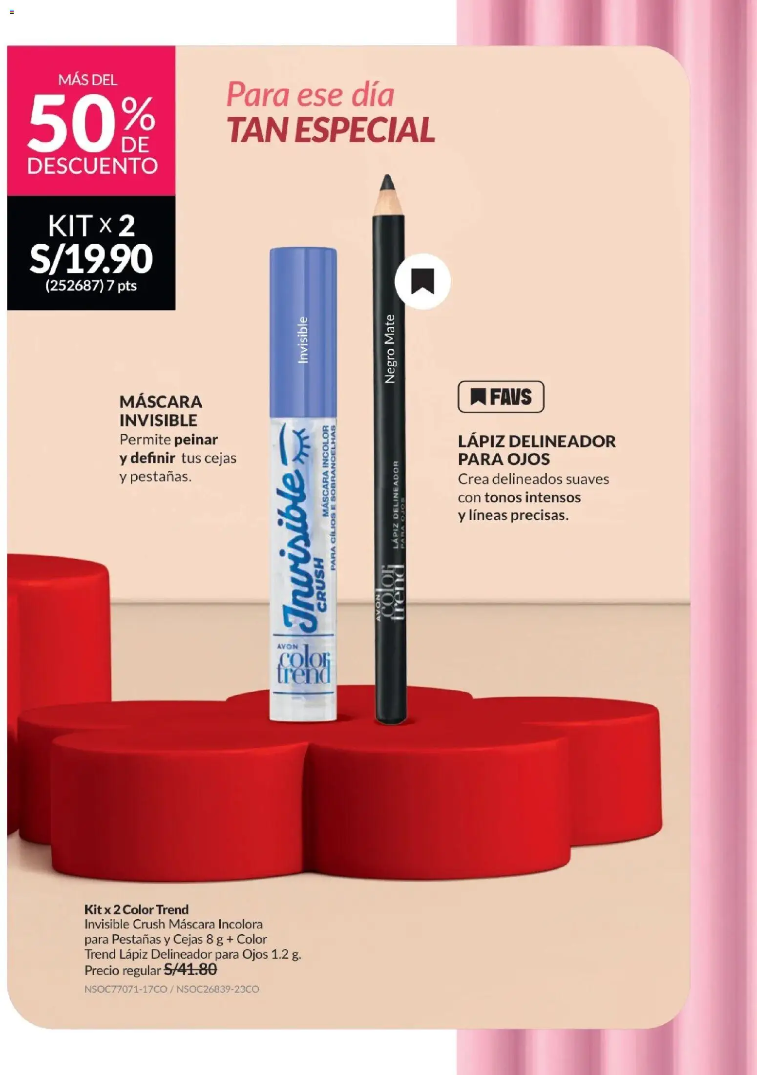 Catálogo Avon válido desde 21.04.2026 | Página: 26 | Productos: Máscara, Delineador