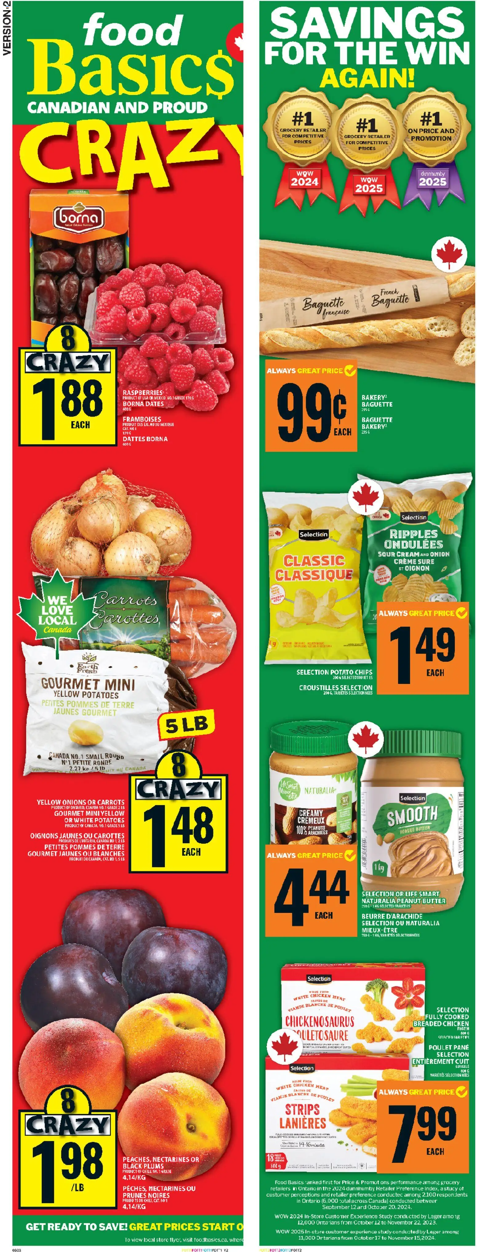 Food Basics flyer valid from 26.02.2026 | Page: 2 | Products: Sour cream, Cream, Potatoes, Chicken