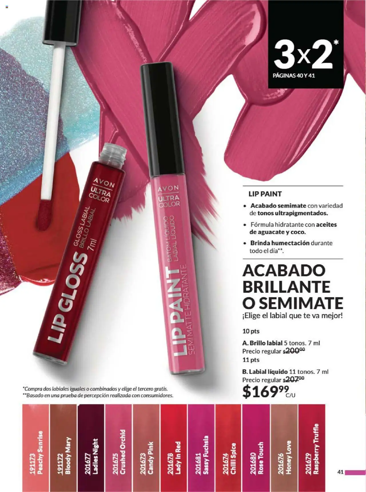 Nuevas ofertas de AVON válidas en toda la República Mexicana desde el 09.08.2025. ¡Encuentra las mejores ofertas en AVON - Campaña 13 2025! | Página: 48 | Productos: Brillo, Aguacate, Té