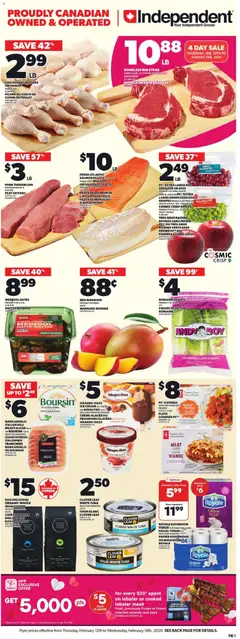 Preview of Independent Grocer weekly flyer / circulaire from shop Independent Grocer valid from 12.02.2026 | Page: 3