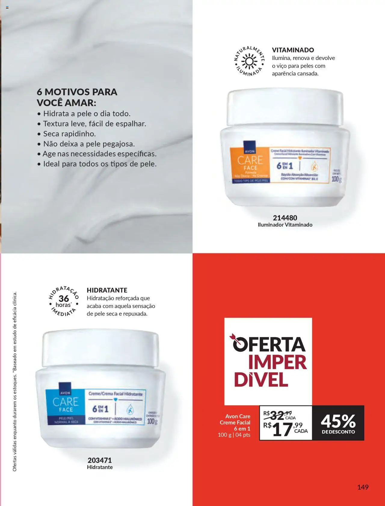 Avon Folheto - válido de 07.10.2025 | Página: 149 | Produtos: Creme, Iluminador