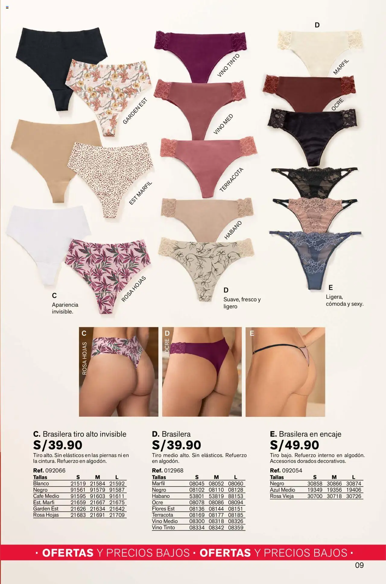 Catálogo Leonisa válido desde 04.08.2025 | Página: 9 | Productos: Cómoda, Café, Vino