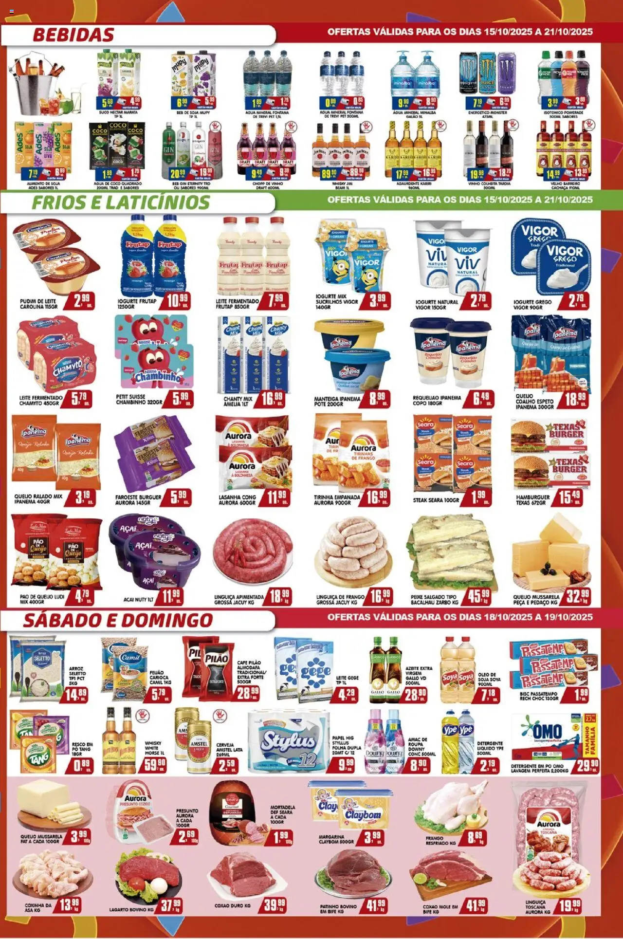 Higa's Supermercado Folheto - válido de 15.10.2025 | Página: 3 | Produtos: Coco, Detergente, Lasanha, Margarina