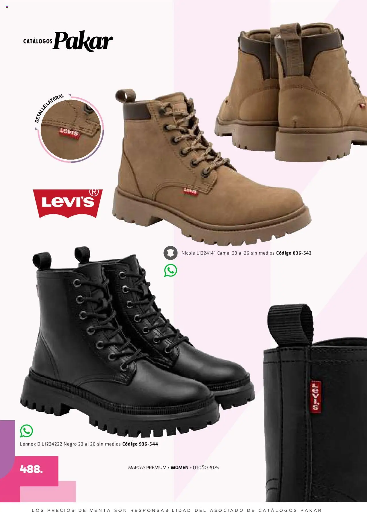 Nuevas ofertas de SC Pakar válidas en toda la República Mexicana desde el 29.08.2025. ¡Encuentra las mejores ofertas en SC Pakar - Catálogo Otoño Women! | Página: 488