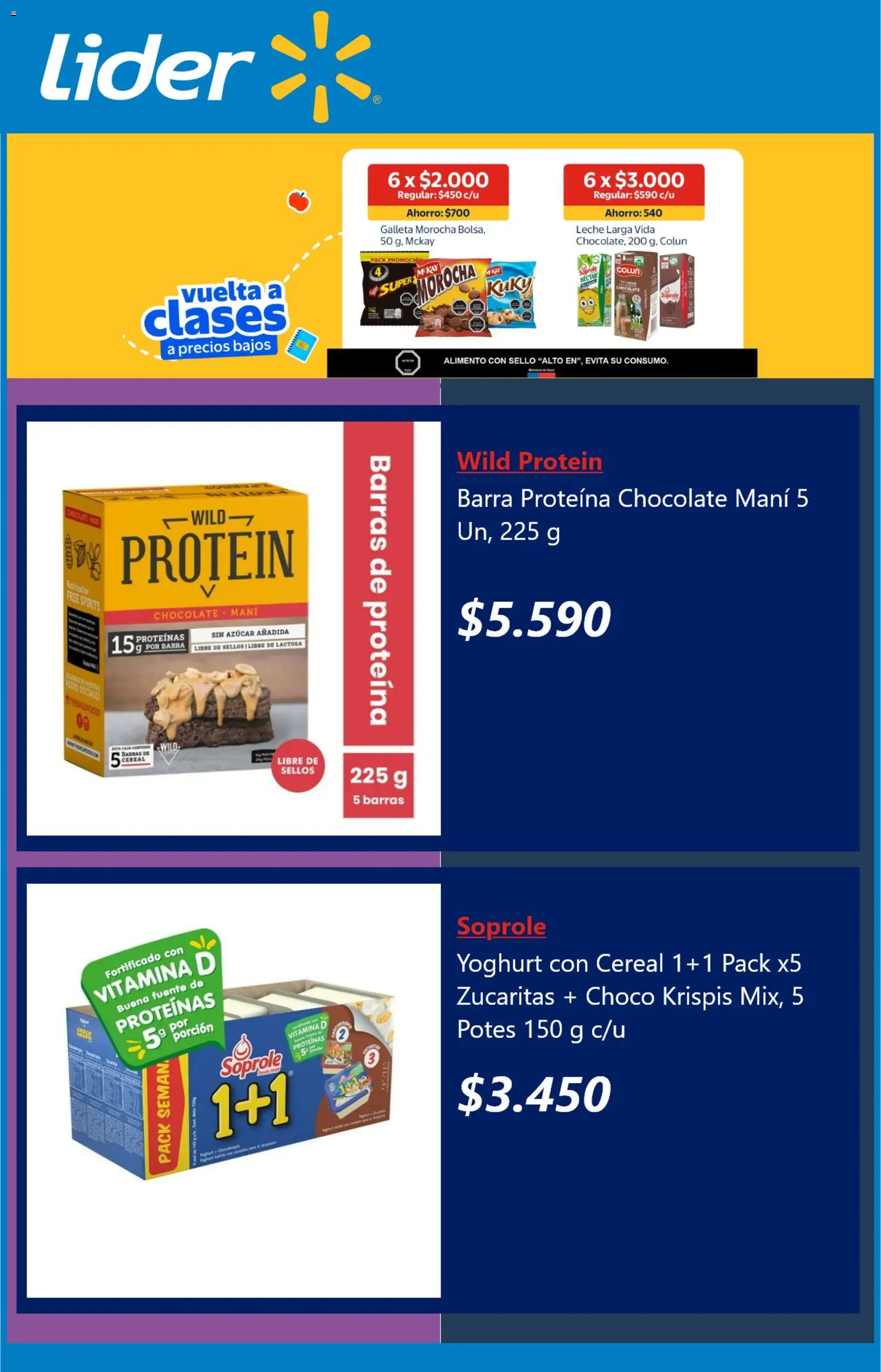 Lider ofertas  │ válido desde el 10.03.2026 | Página: 5 | Productos: Leche, Chocolate, Azucar, Fuente