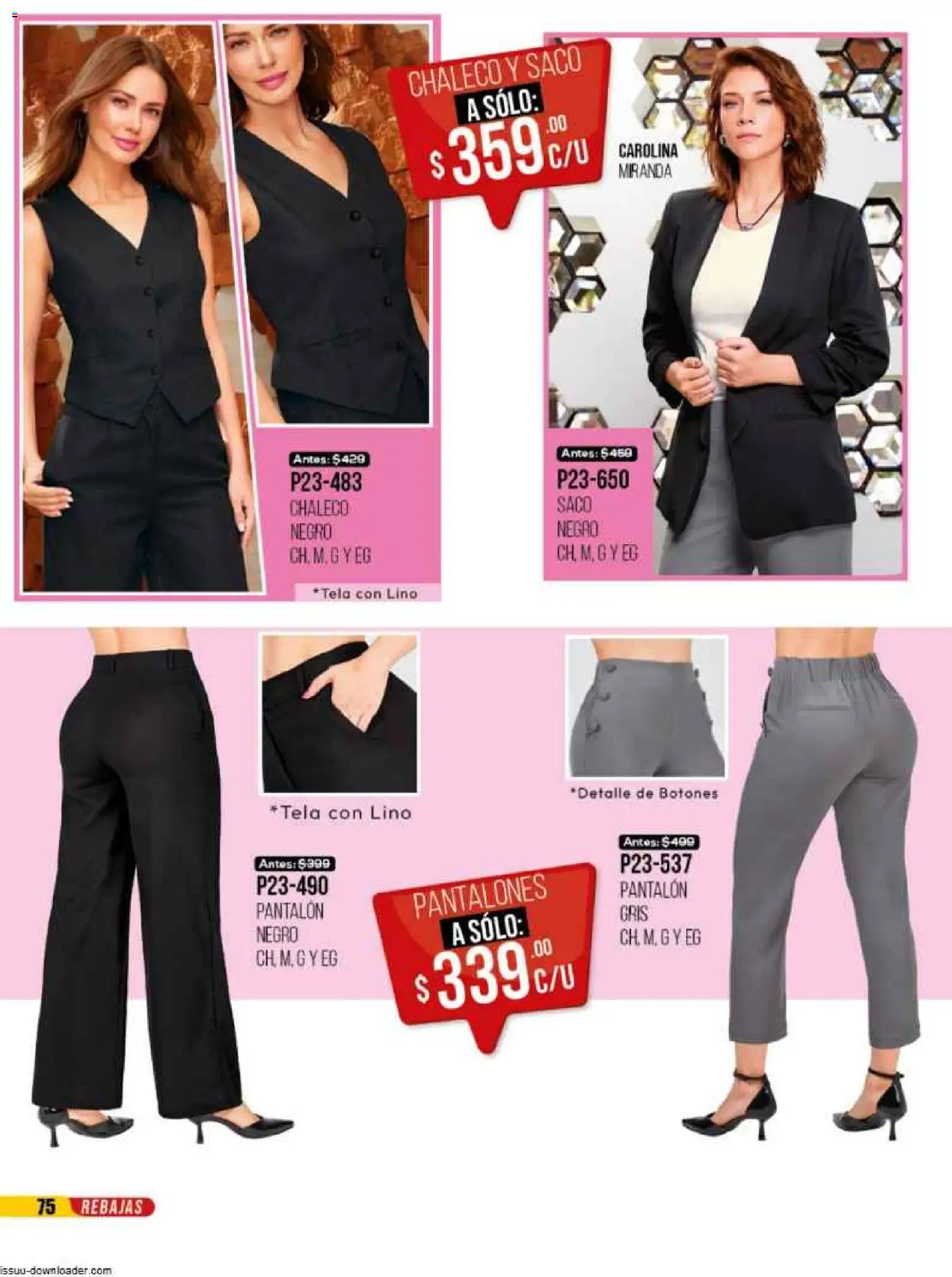 Nuevas ofertas de Cklass válidas en toda la República Mexicana desde el 31.10.2025. ¡Encuentra las mejores ofertas en Cklass catálogo Super Rebajas Ropa! | Página: 78 | Productos: Chaleco, Pantalones