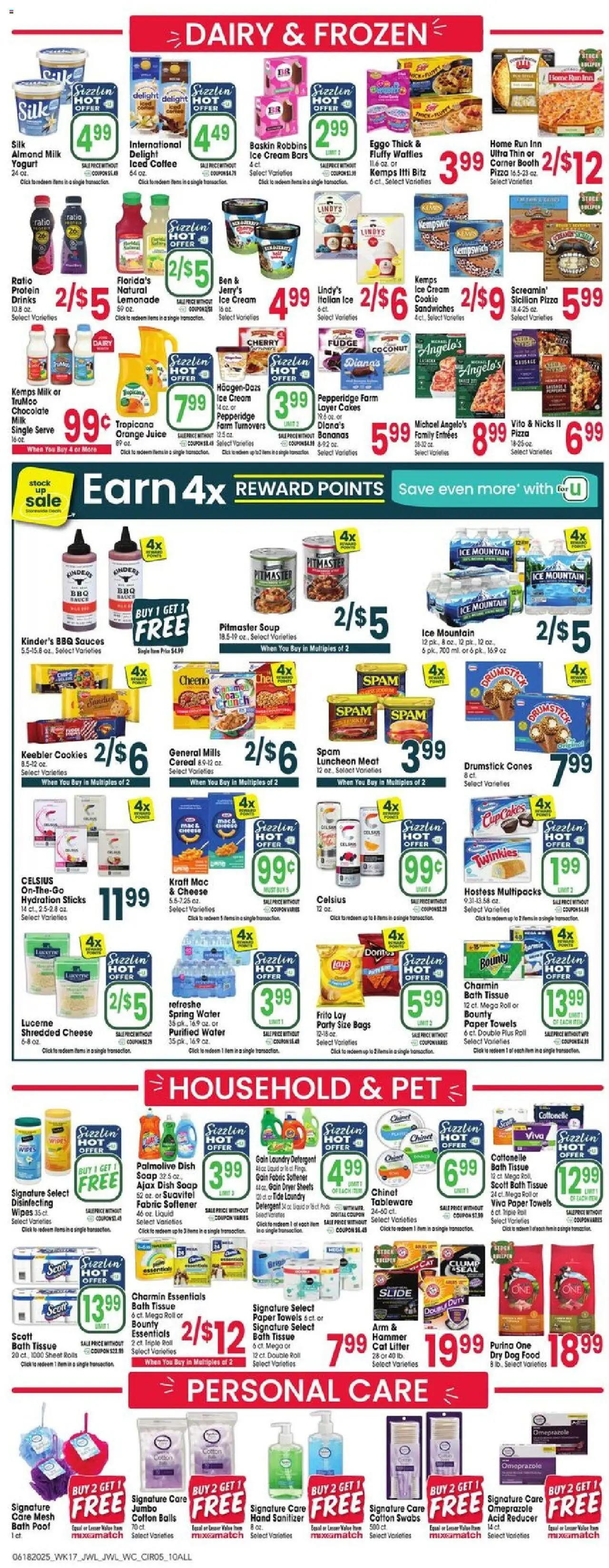Jewel Osco Weekly Ad - IN - valid from 18.06.2025 | Page: 5 | Products: Hammer, Yogurt, Bananas, Detergent