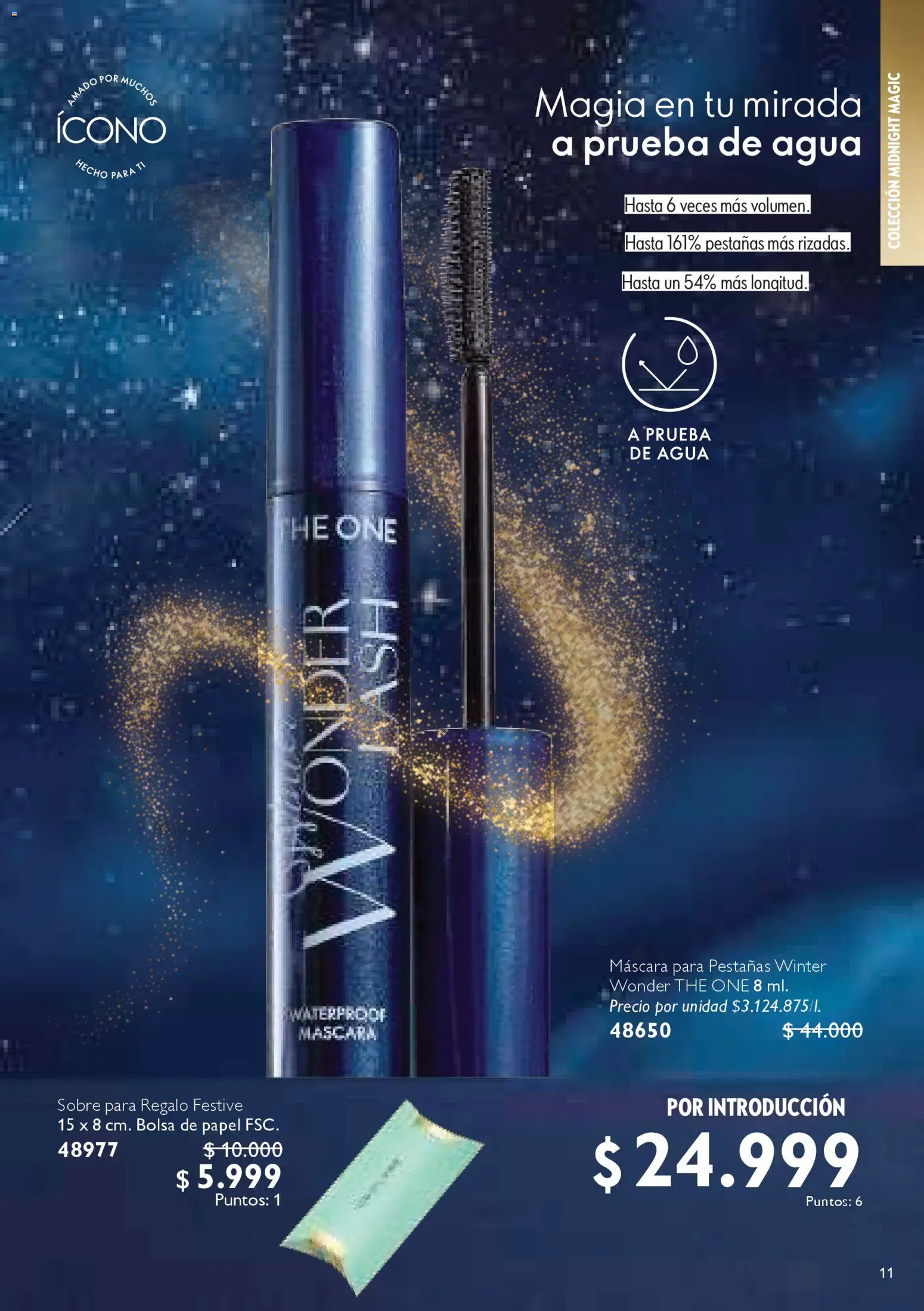 Oriflame revista - valida desde el 15.11.2025 | Página: 11 | Productos: Agua, Bolsa, Sobre, Máscara