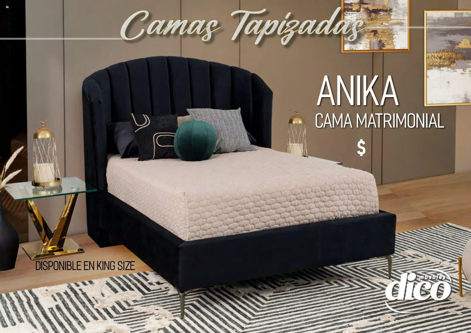 Nuevas ofertas de Muebles Dico válidas en toda la República Mexicana desde el 01.04.2026. ¡Encuentra las mejores ofertas en Muebles Dico catálogo Camas tapizadas ! | Página: 45