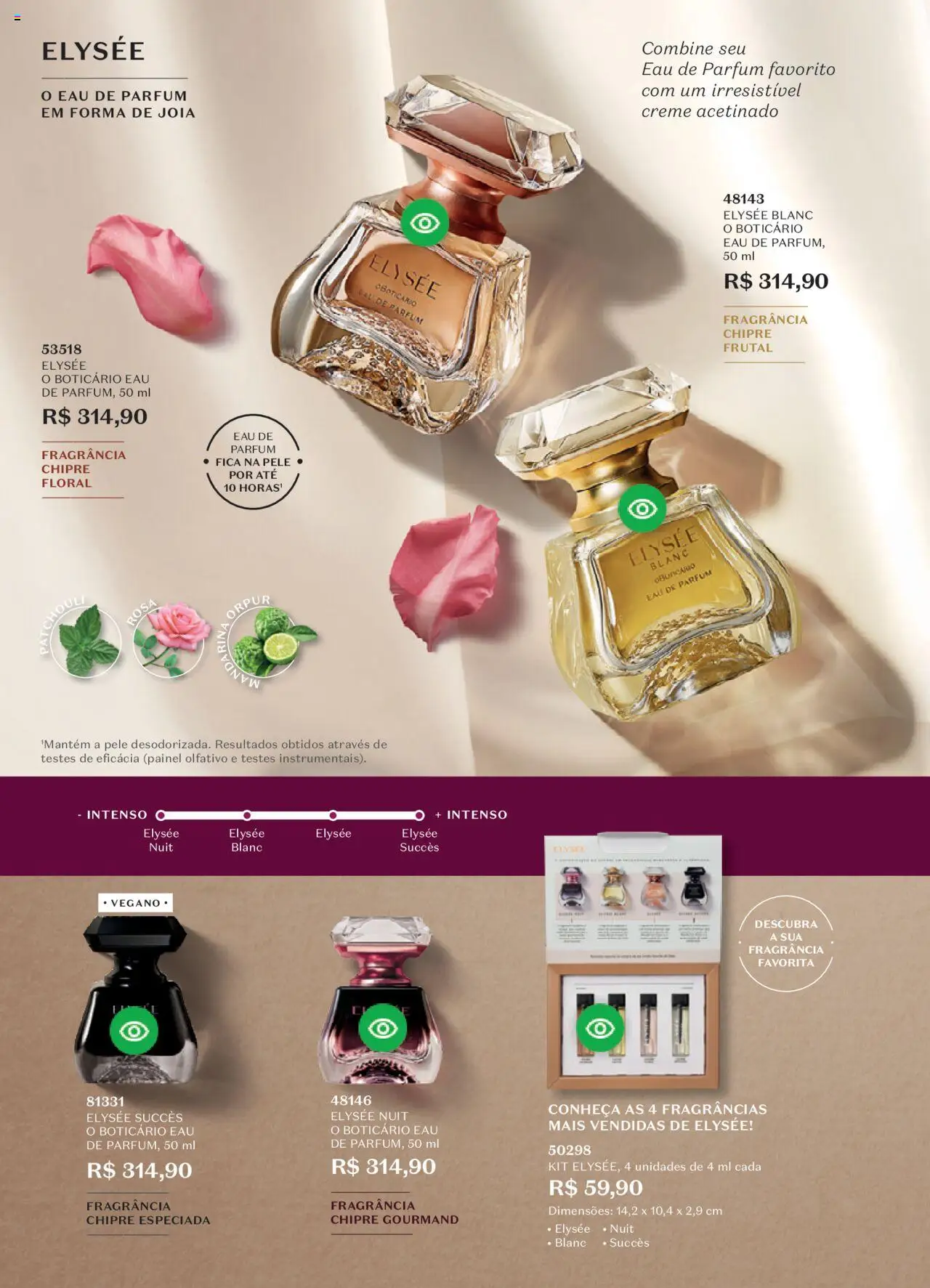 O Boticário Folheto - válido de 11.08.2025 | Página: 80 | Produtos: Fragrância, Creme