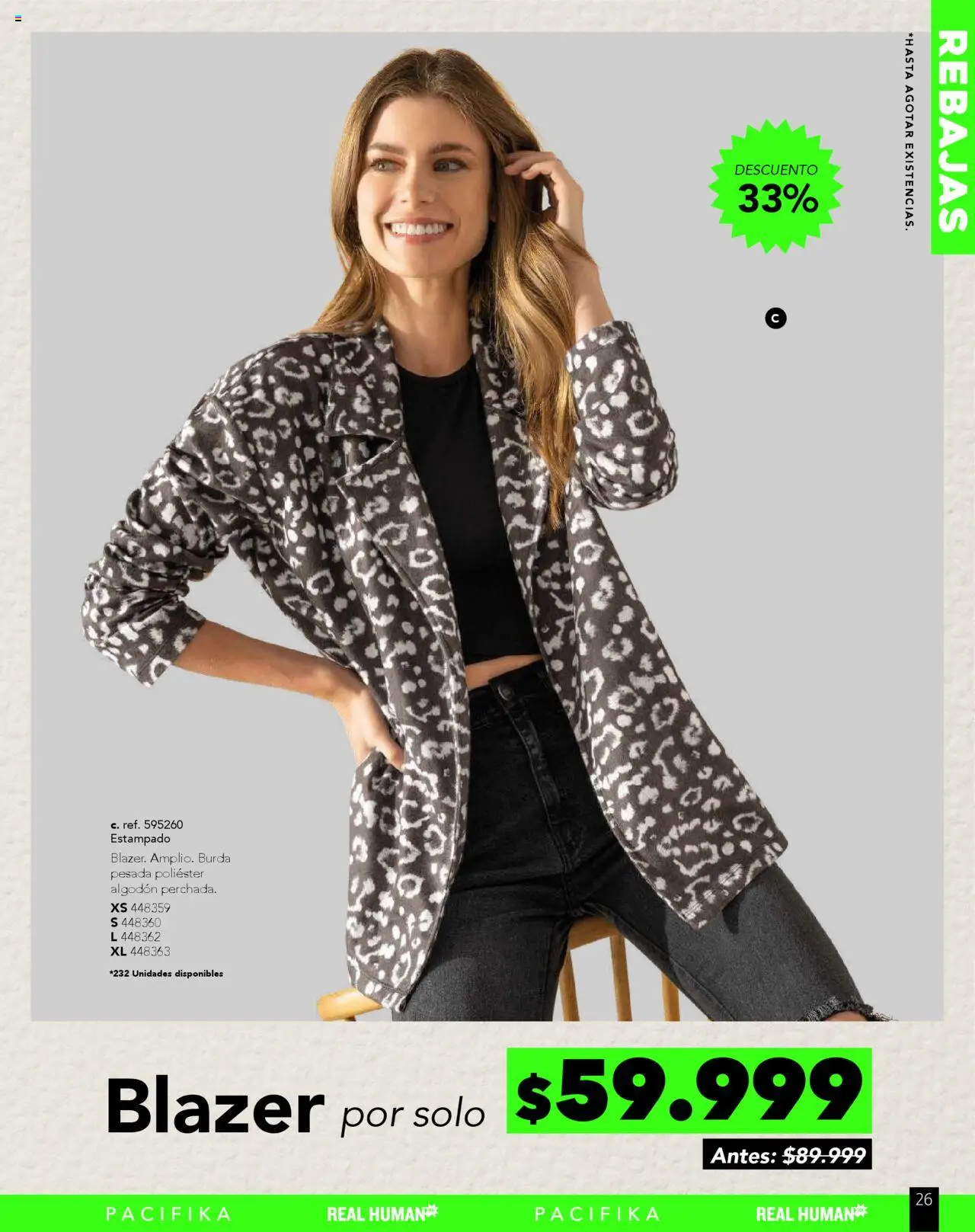 Pacifika revista - valida desde el 01.09.2025 | Página: 223 | Productos: Algodón, Blazer